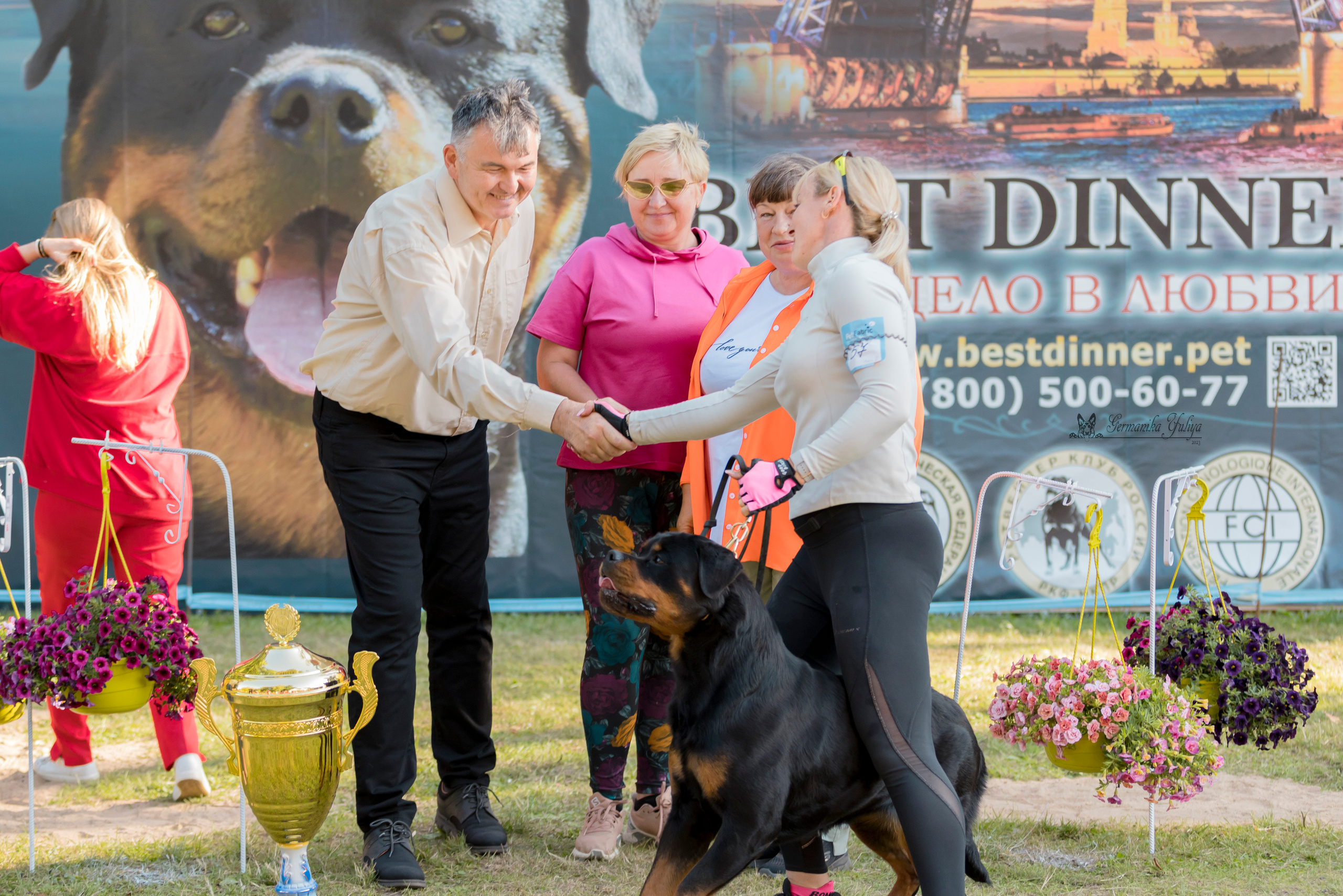ПК и КЧК ротвейлеров Питер 22-23.07.2023. Фотограф-анималист Юлия Германика