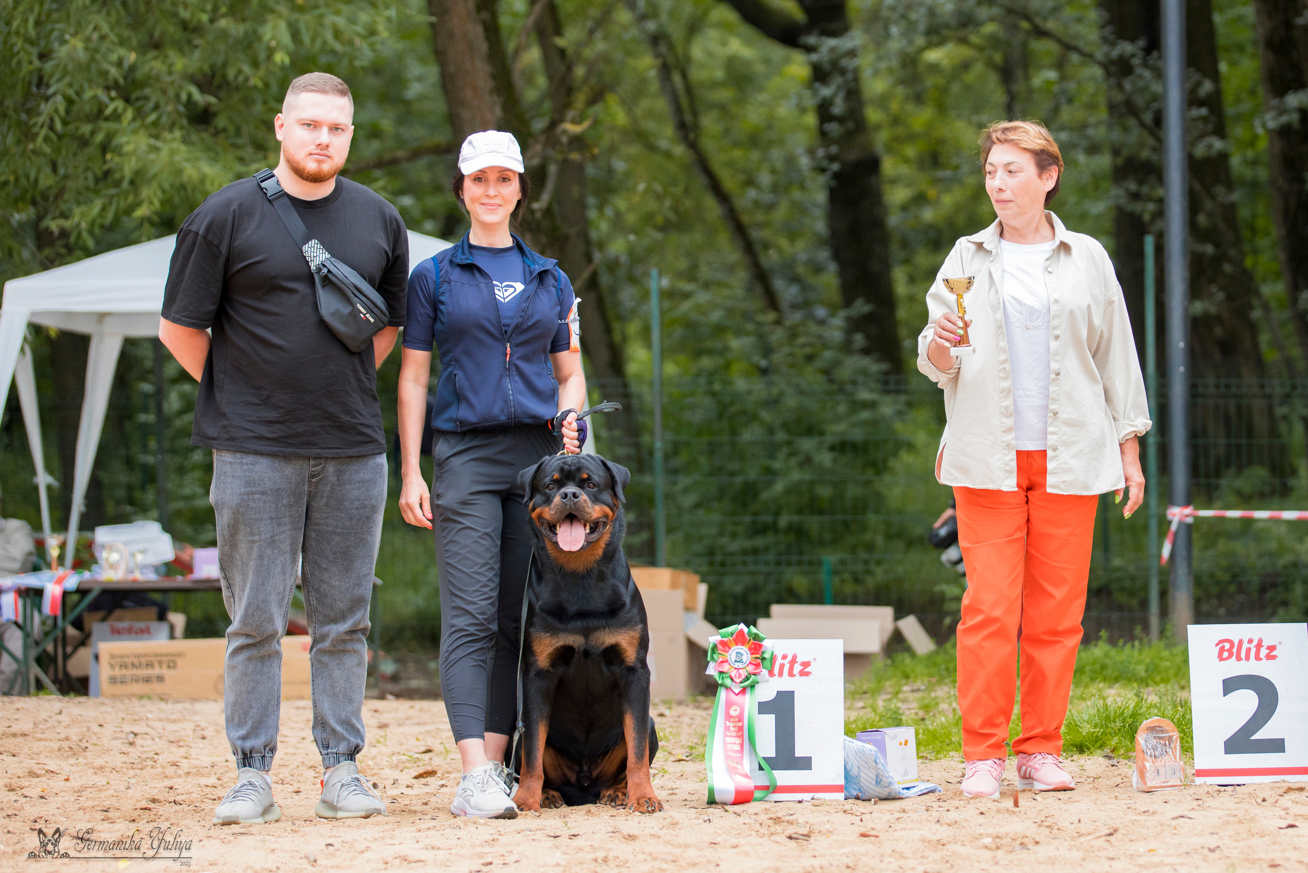 Ховрино 2хмоно ротвейлеров 13.08.2023. Фотограф-анималист Юлия Германика