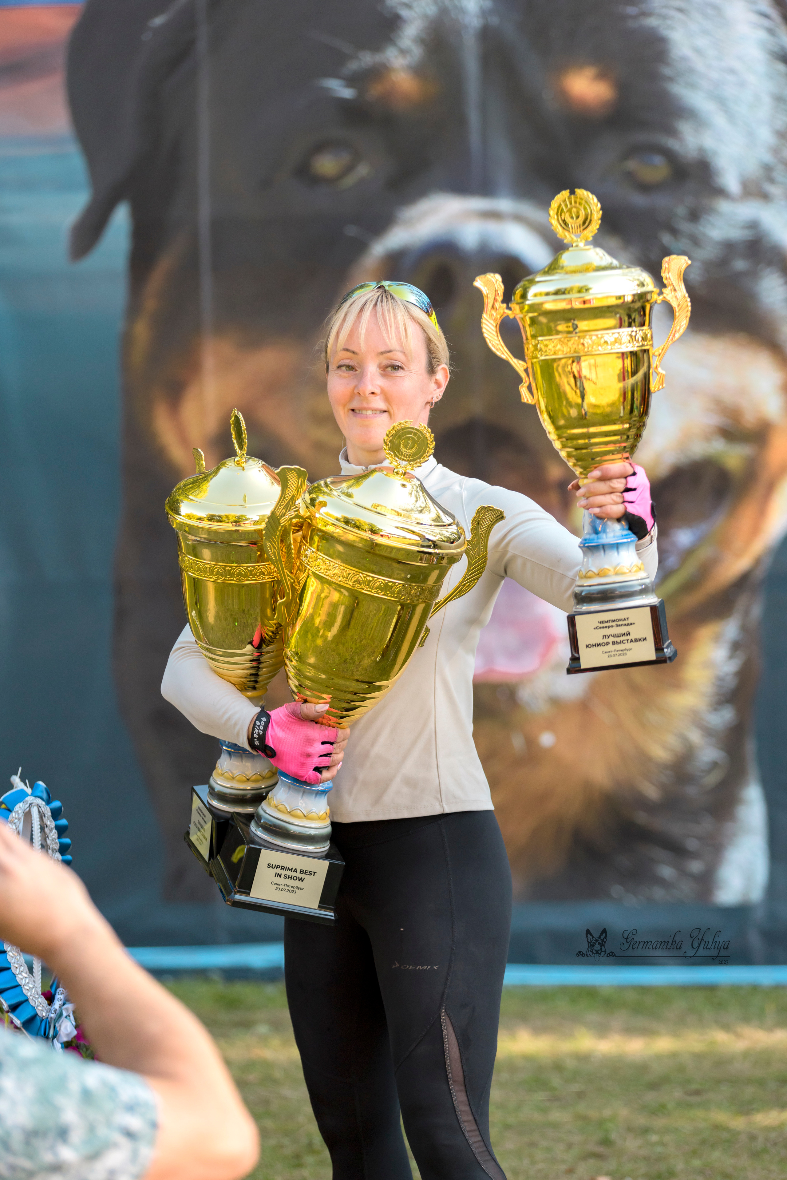 ПК и КЧК ротвейлеров Питер 22-23.07.2023. Фотограф-анималист Юлия Германика