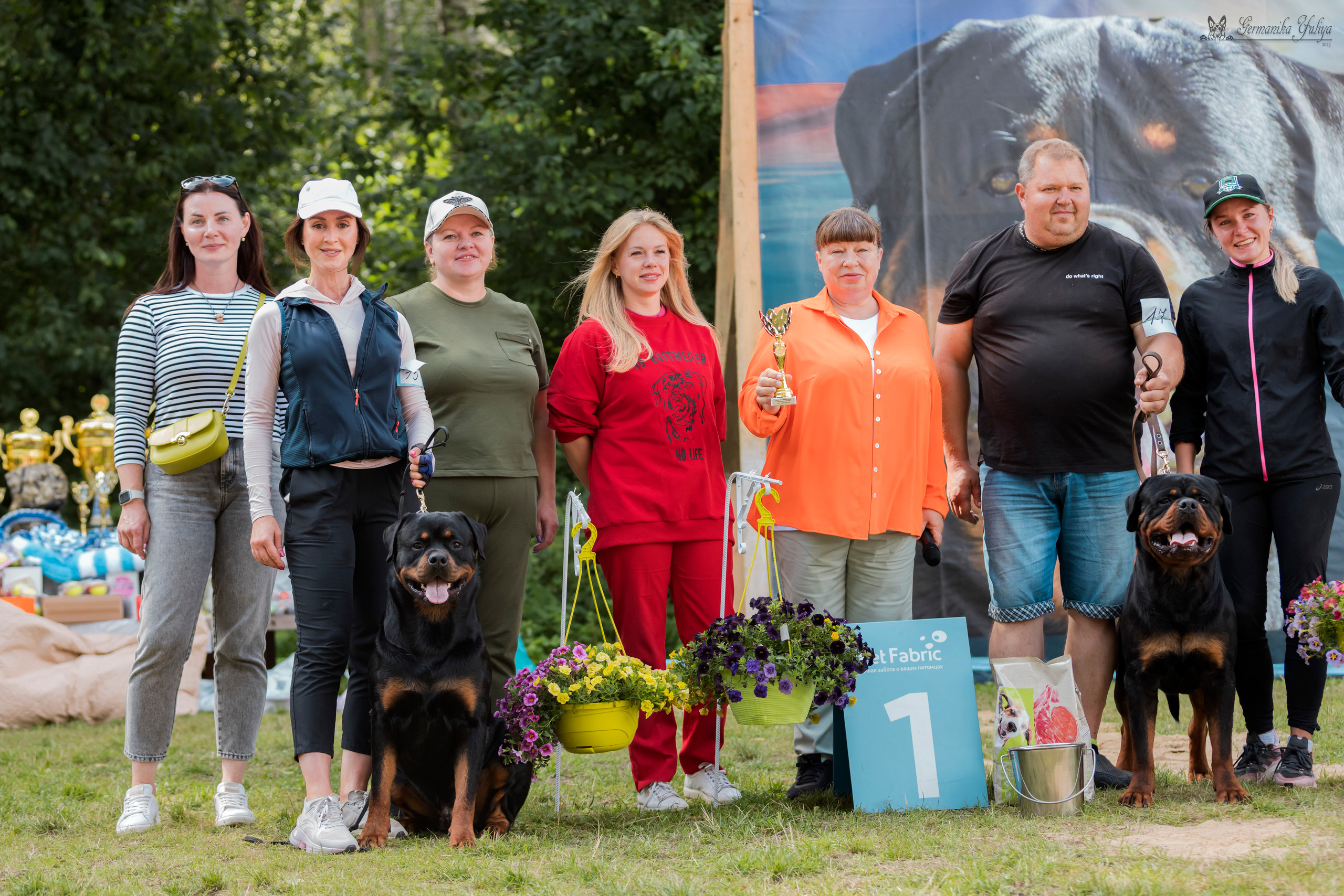 ПК и КЧК ротвейлеров Питер 22-23.07.2023. Фотограф-анималист Юлия Германика
