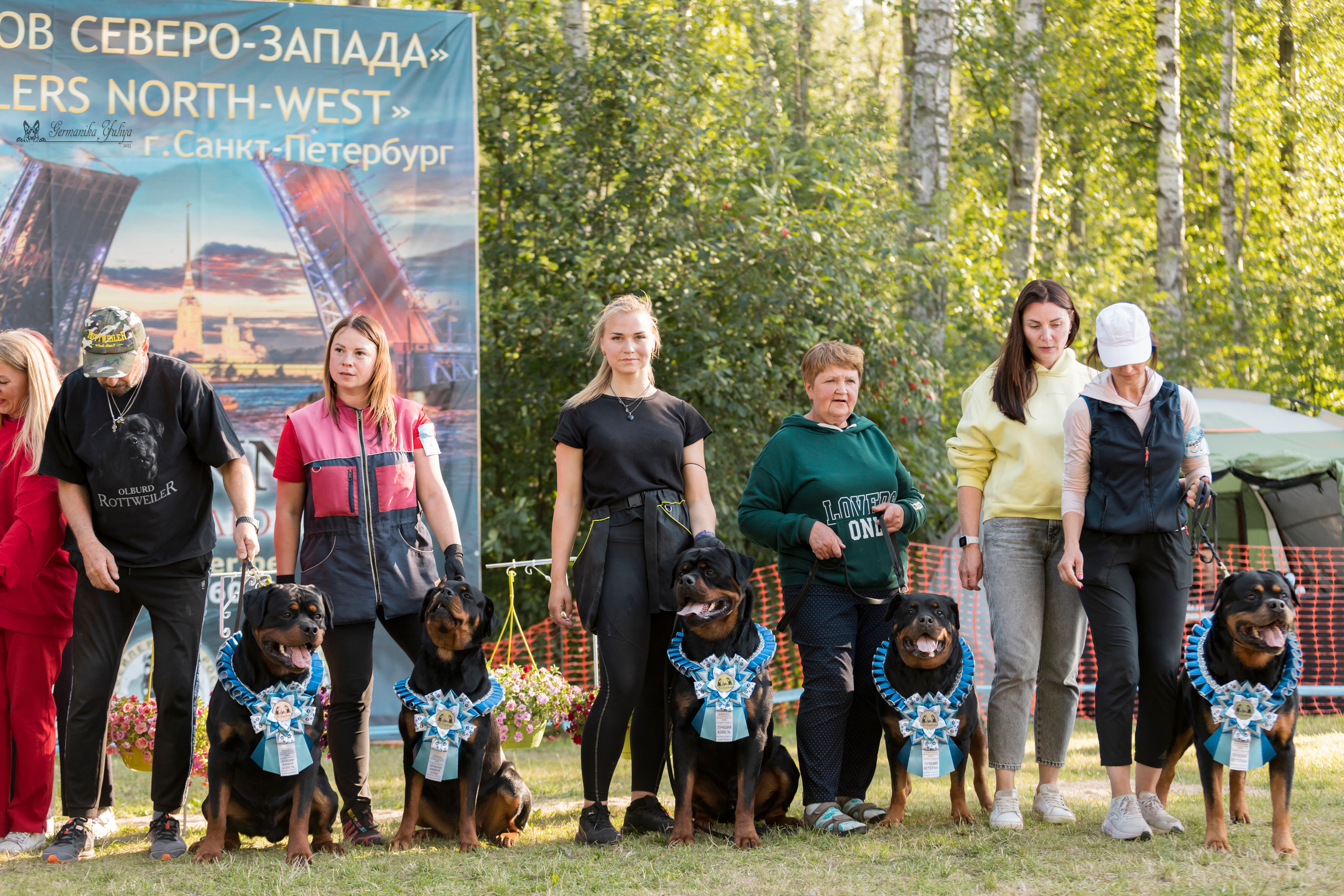ПК и КЧК ротвейлеров Питер 22-23.07.2023. Фотограф-анималист Юлия Германика