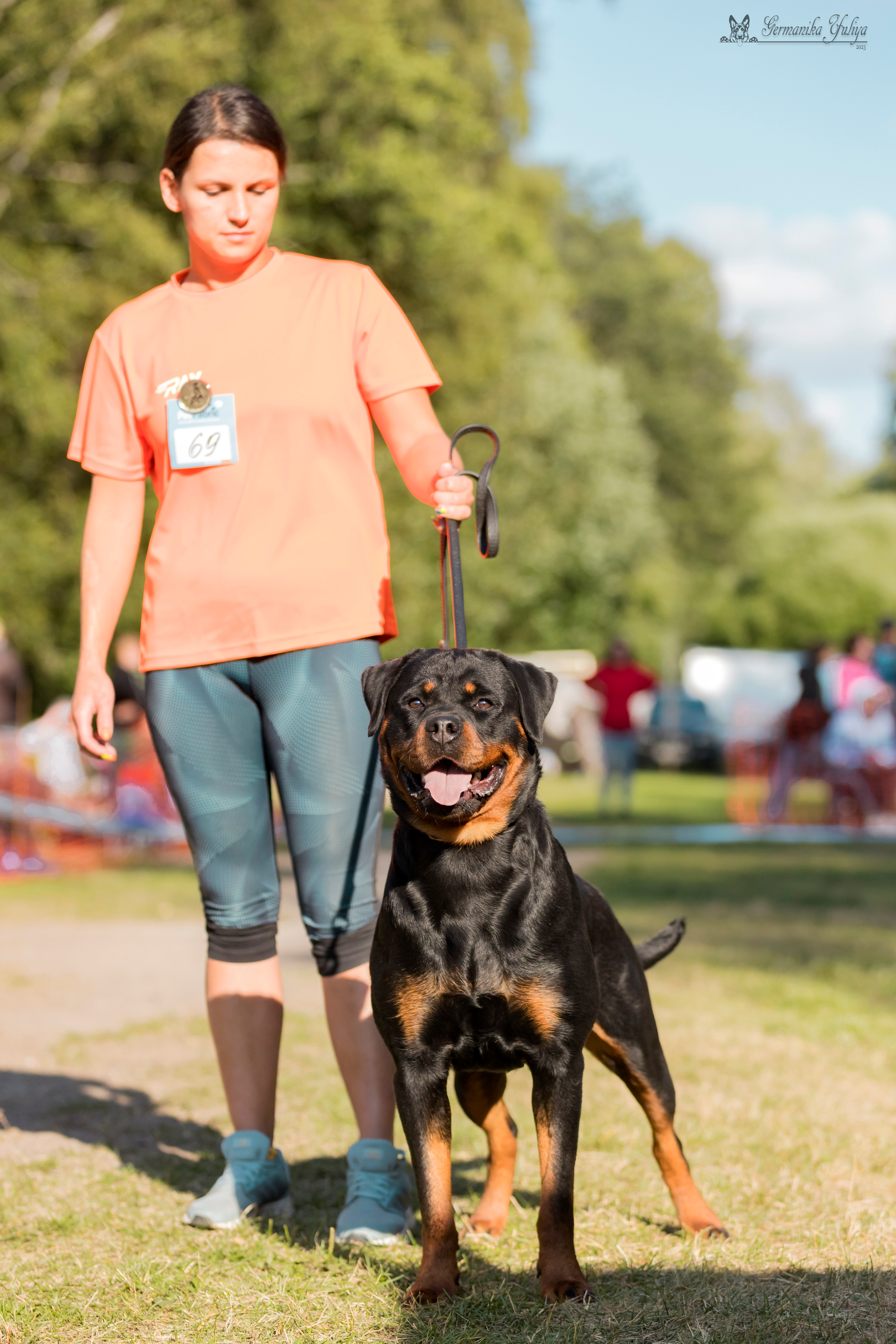 ПК и КЧК ротвейлеров Питер 22-23.07.2023. Фотограф-анималист Юлия Германика