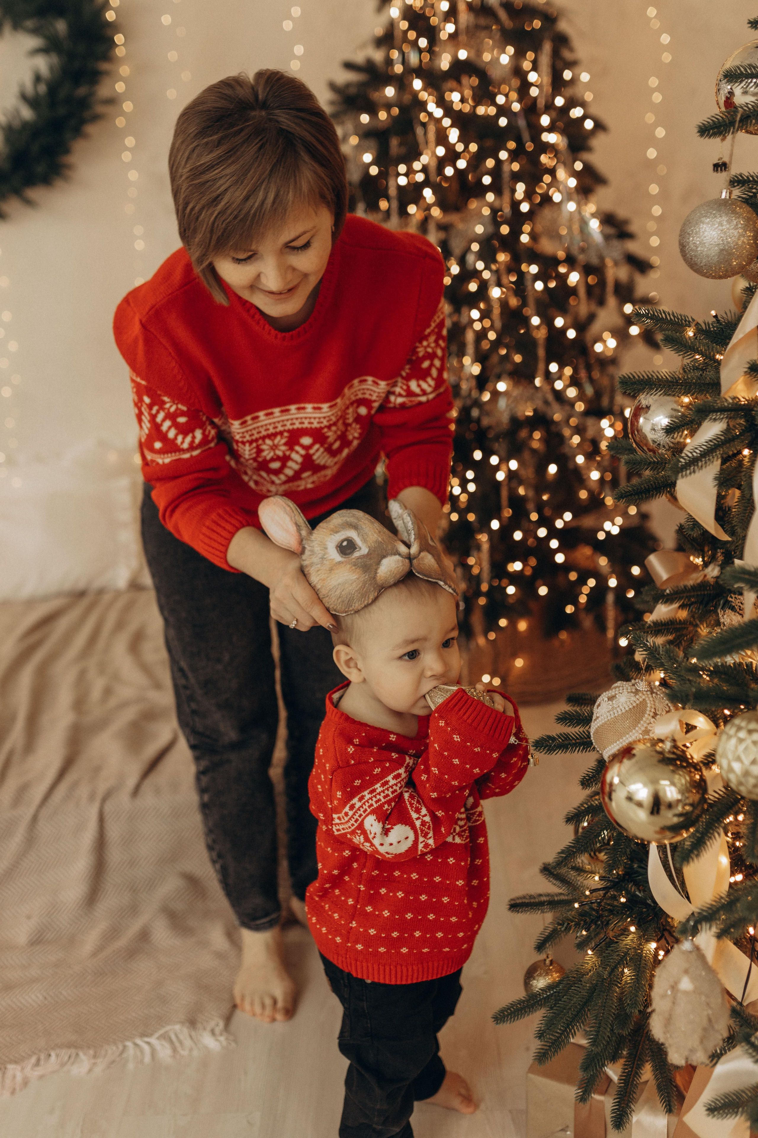 Яркий новый год мама и 2 сыночка. Фотограф в Ставрополе Svetlana Matveeva