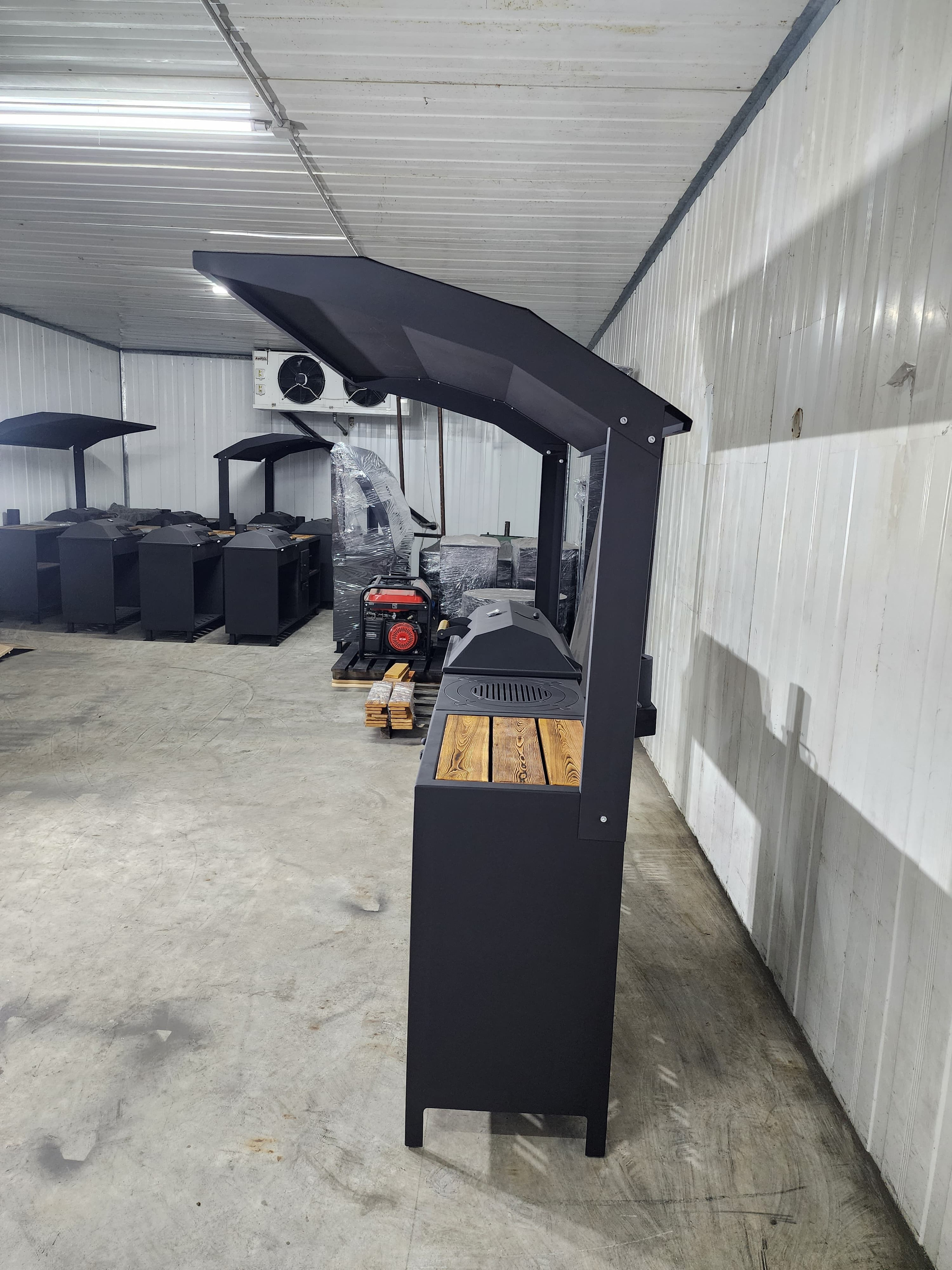 Джета с крышей. Купить / заказать мангал для дома в Краснодаре от производителя «Мангал Мастер»