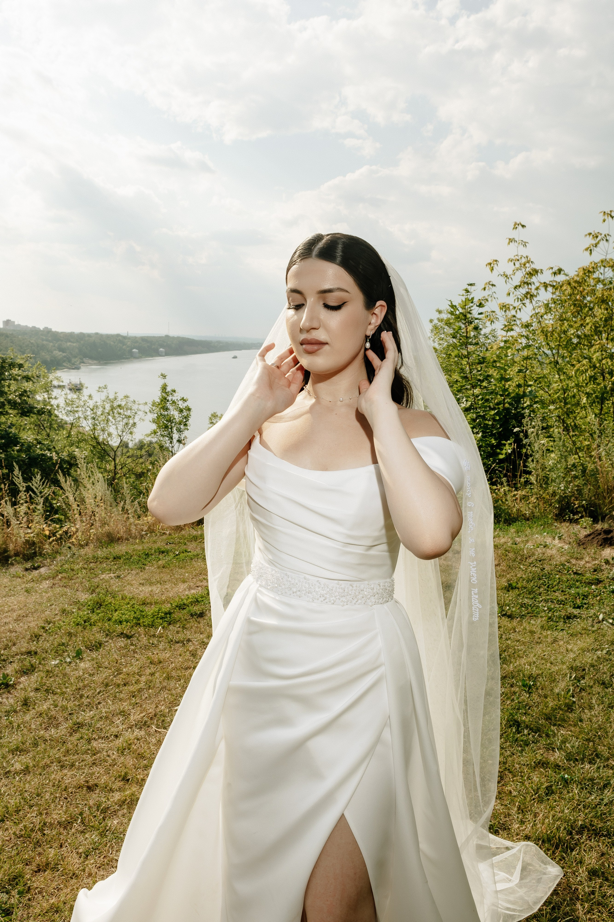 Роспись и съемка на откосе — Фатима и Кирилл. Свадебный фотограф в Нижнем Новгороде Генеральская Ира