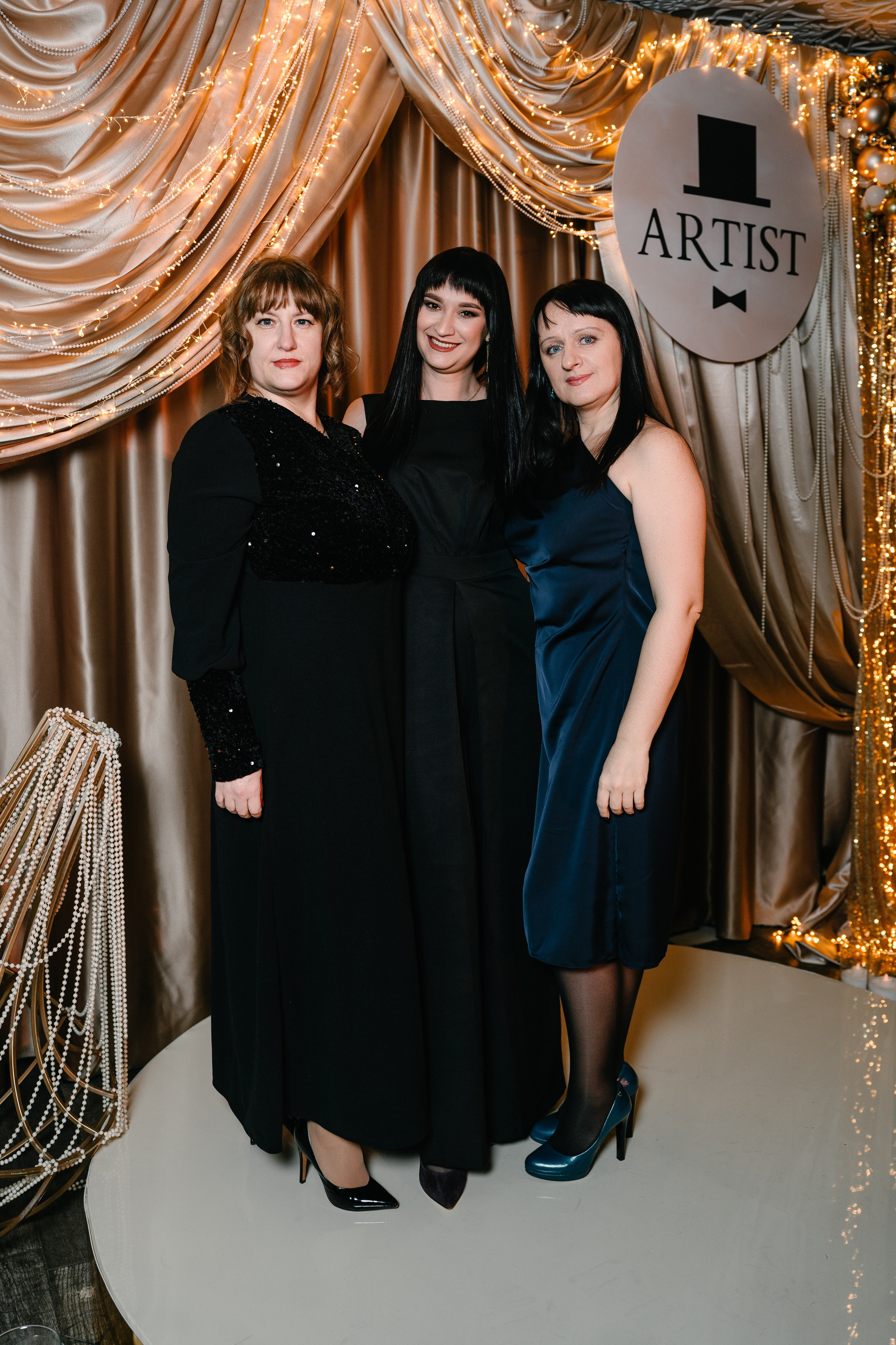 Новогодний вечер в Артисте. Свадебный и семейный фотограф в Воронеже Анастасия Бойко