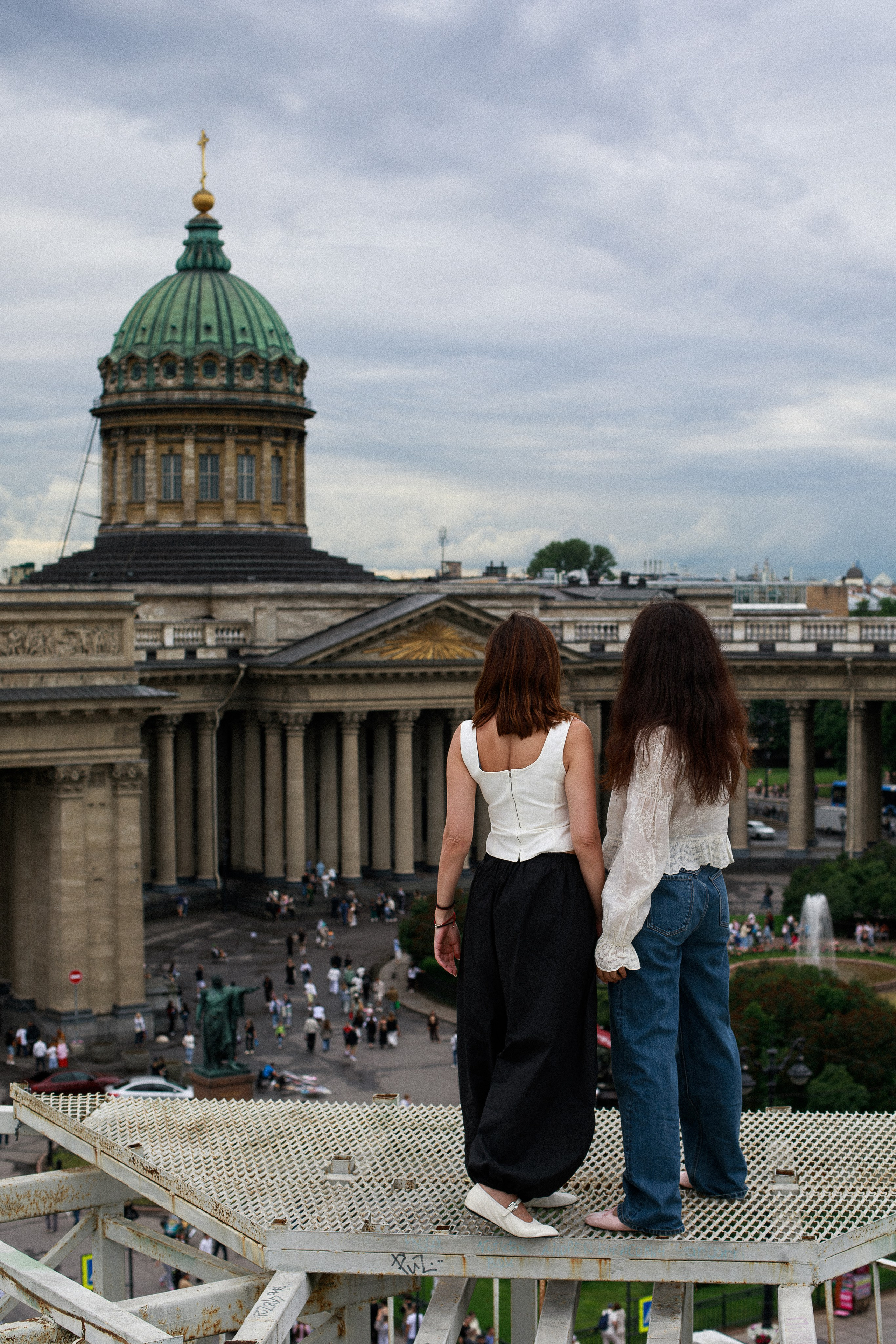 Прогулка у Казанского собора с Ириной. Фотограф в Санкт-Петербурге Таня Михайлова