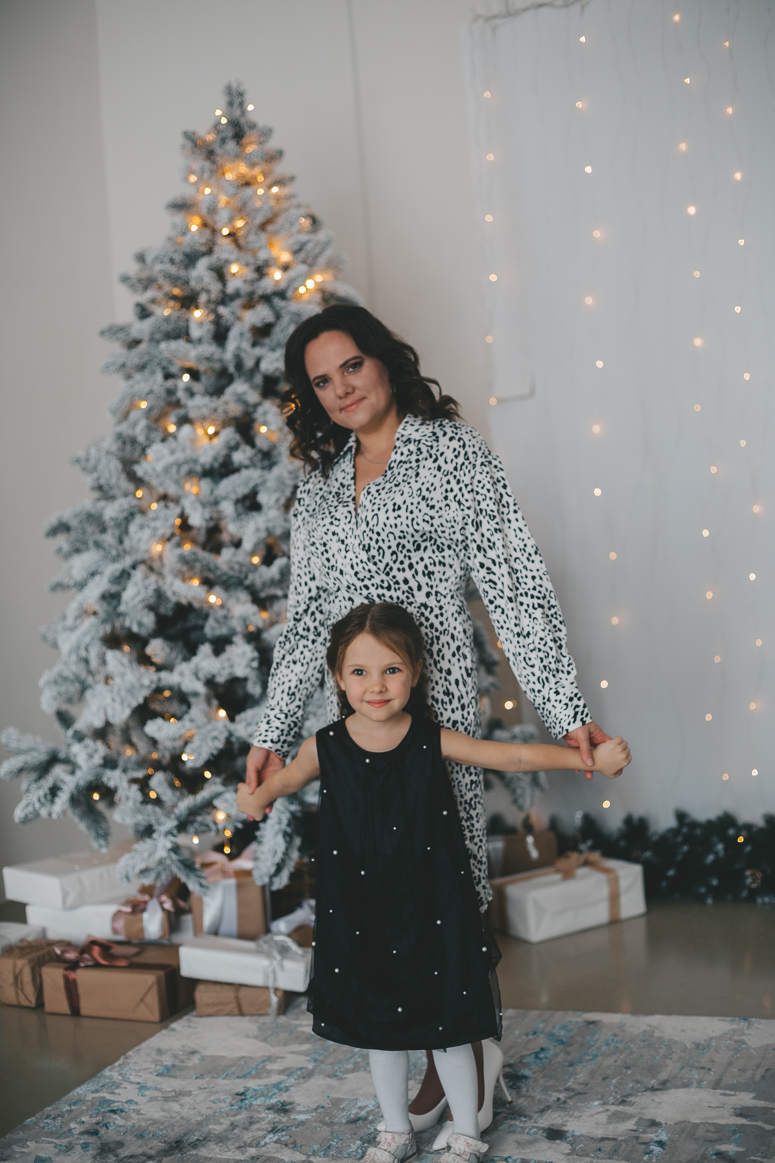 Новогодняя фотосессия в фотостудии. Фотограф Андреева Юлия. Москва