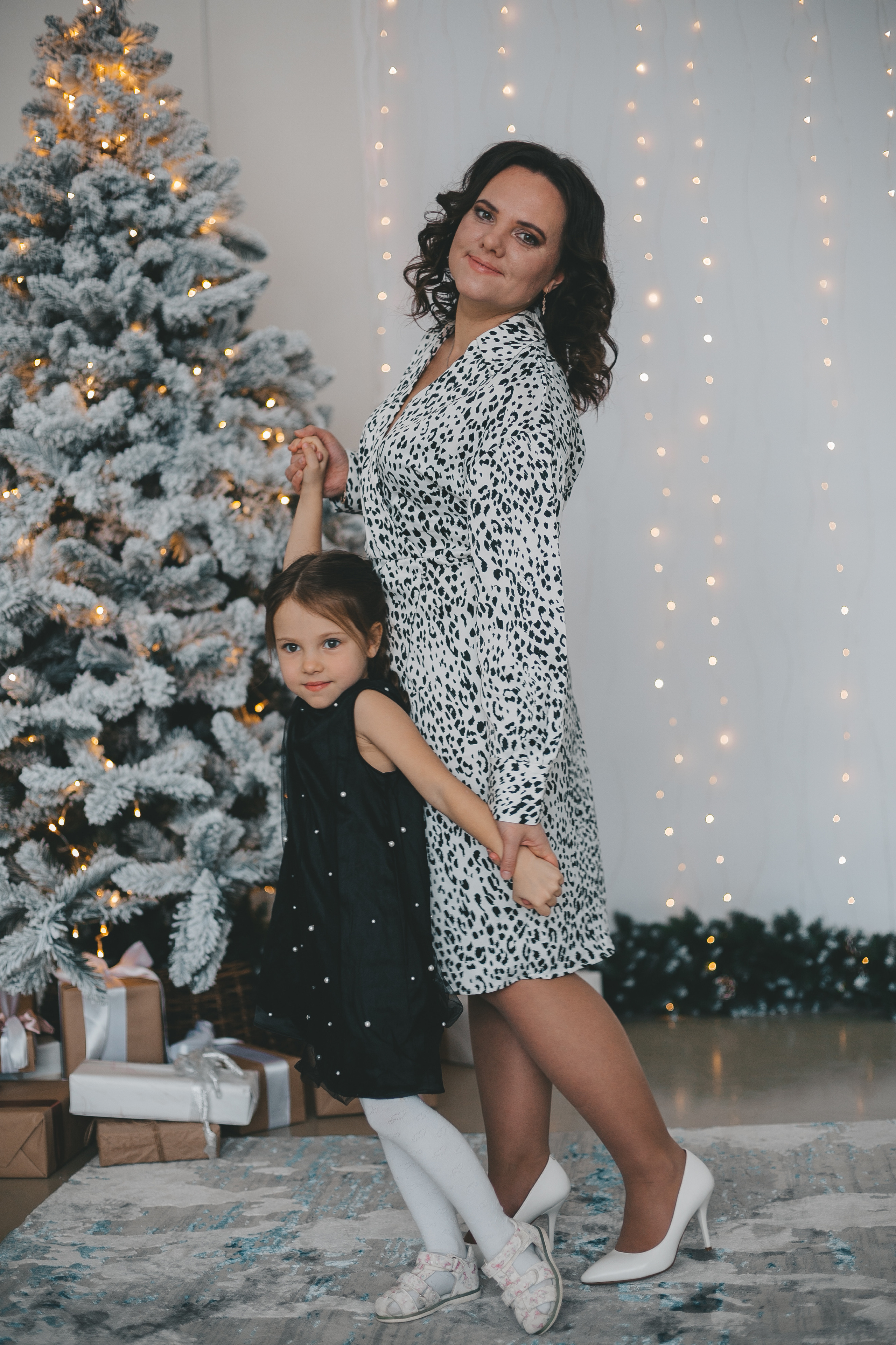 Новогодняя фотосессия в фотостудии. Фотограф Андреева Юлия. Москва