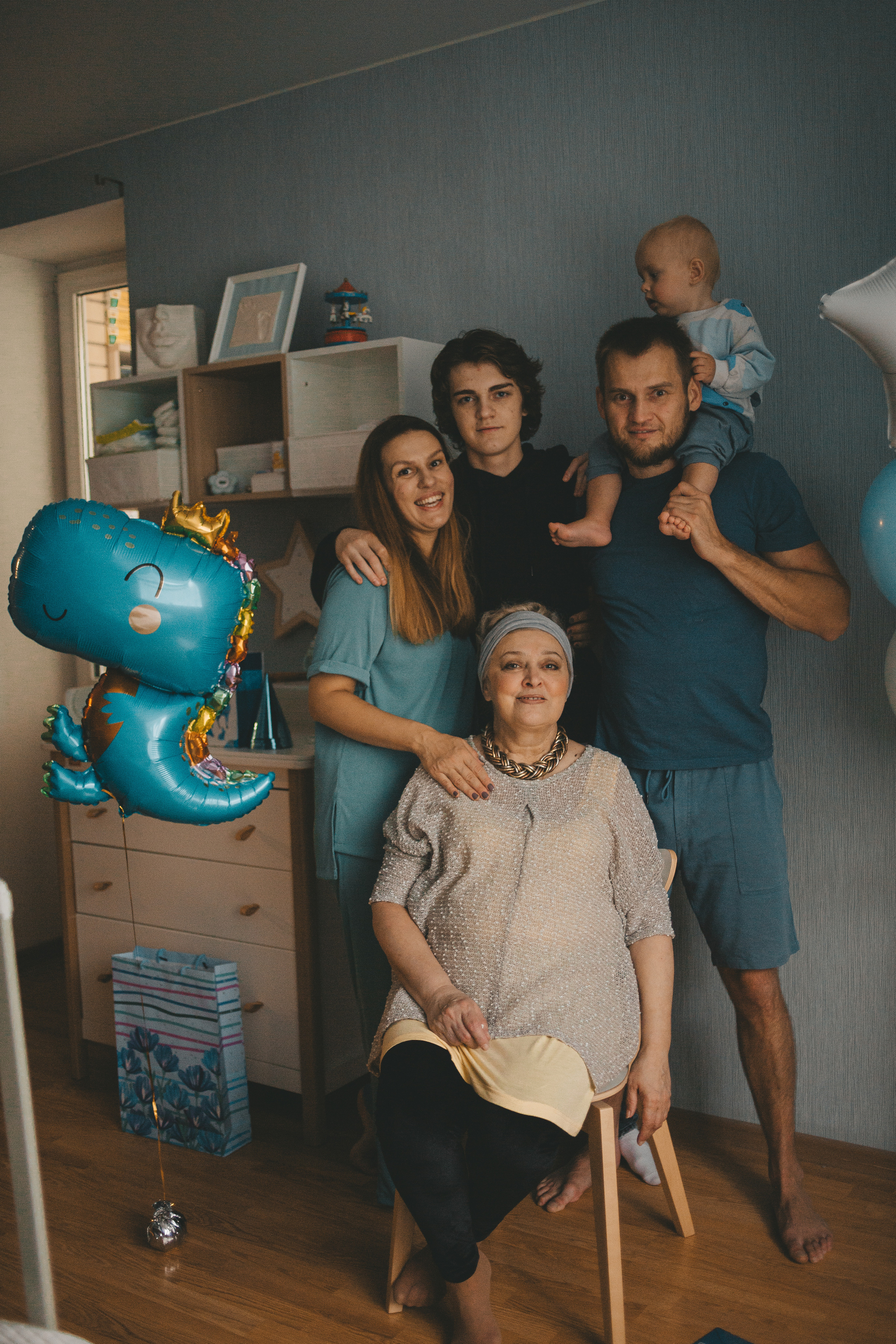 Домашняя фотосессия в день рождения. Фотограф Андреева Юлия. Москва