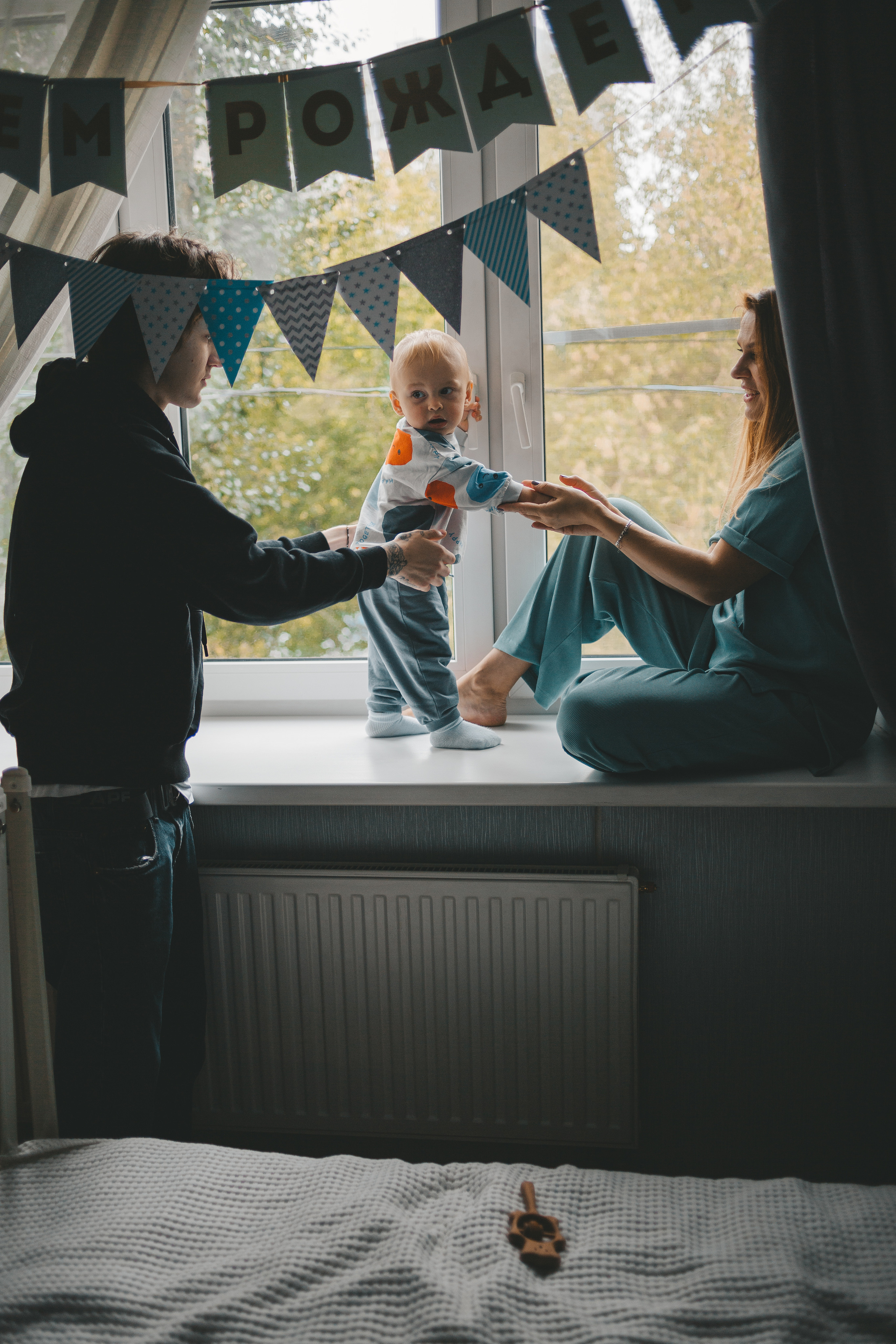 Домашняя фотосессия в день рождения. Фотограф Андреева Юлия. Москва
