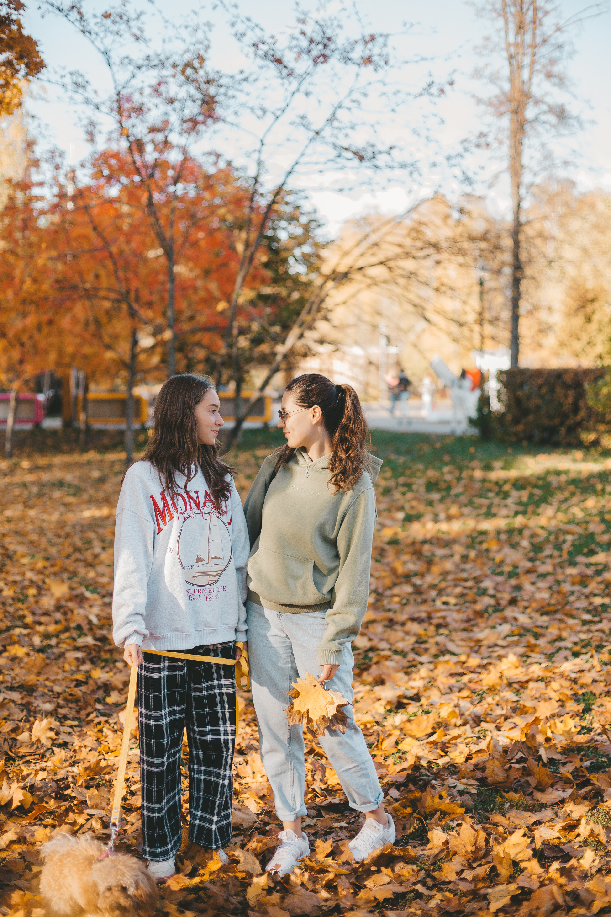 Осенняя фотосессия в парке. Фотограф Андреева Юлия. Москва