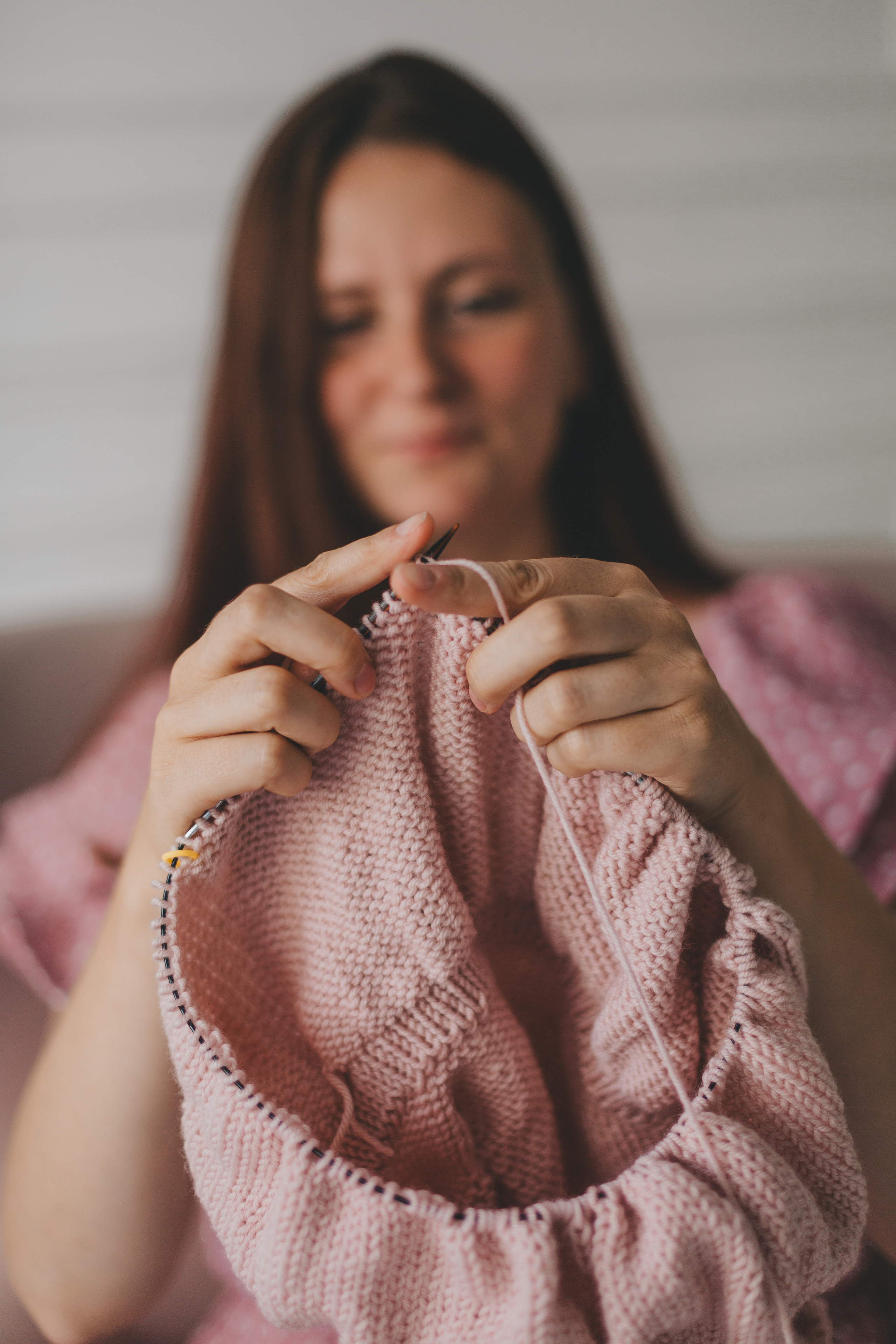 Фотосессия контента для вязальщицы. Фотограф Андреева Юлия. Москва