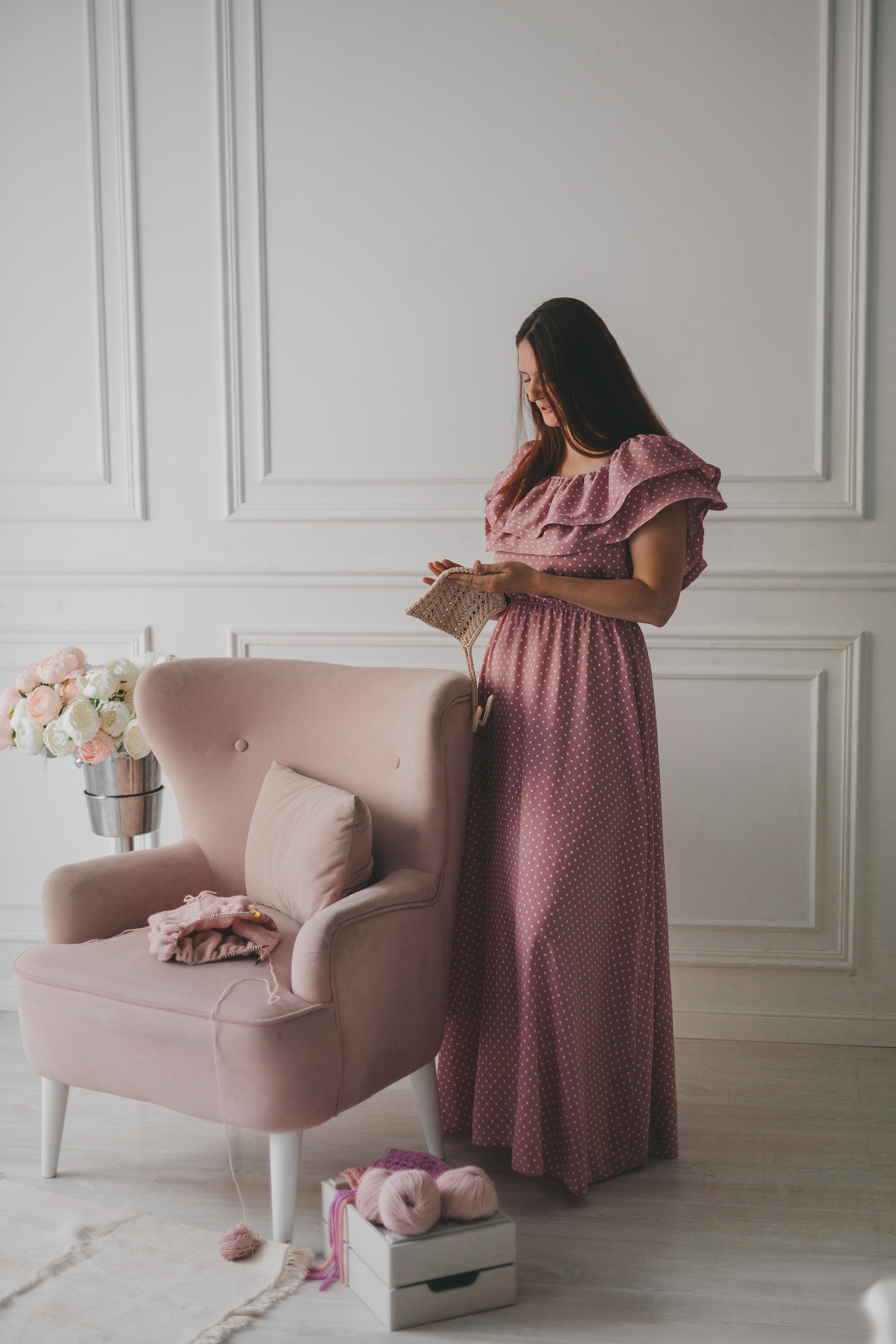 Фотосессия контента для вязальщицы. Фотограф Андреева Юлия. Москва