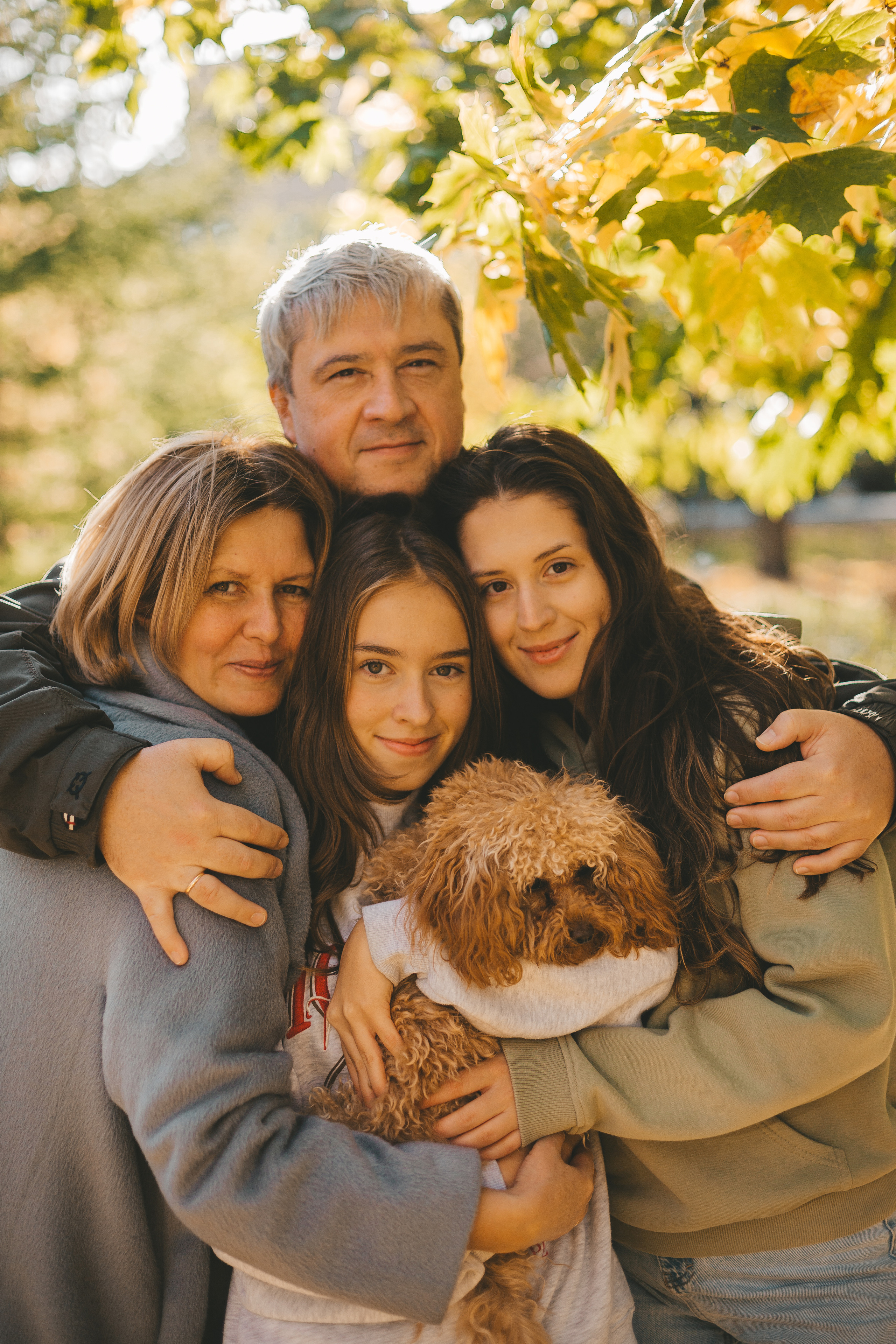 Осенняя фотосессия в парке. Фотограф Андреева Юлия. Москва