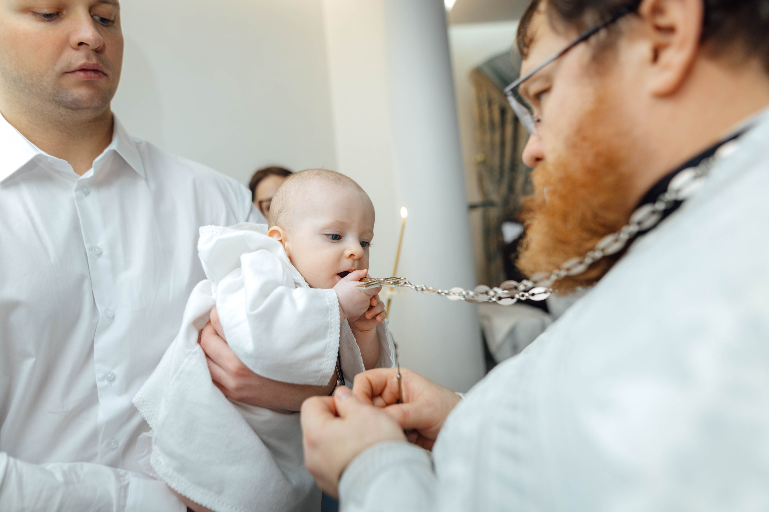 Крещение Матвея, храм Святой Троицы, декабрь 2025