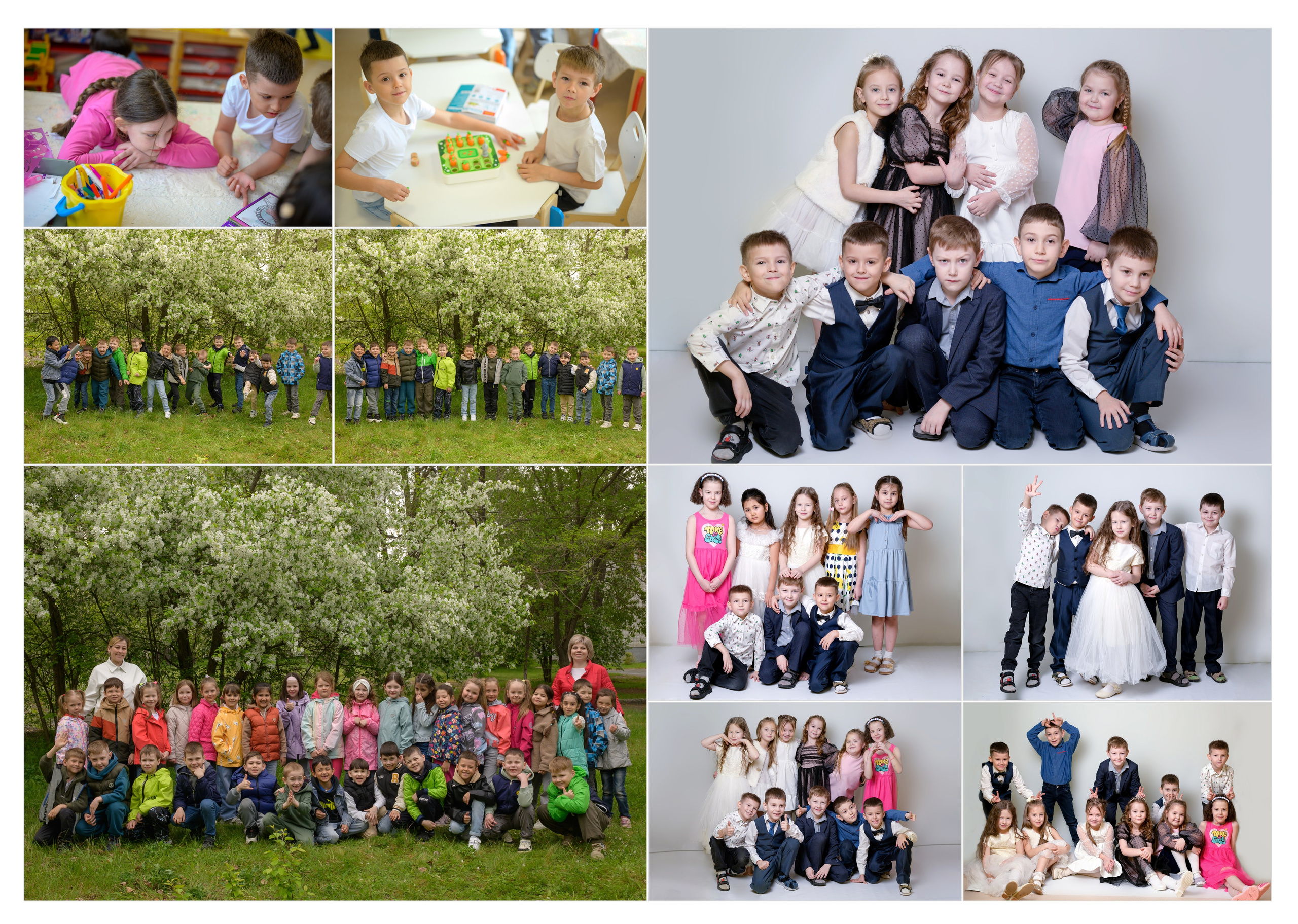 Д/с № 3к3 группа «Звёздочки» (индивидуальный дизайн книги). Фотограф новорожденных, семейный детский в Тюмени Татьяна Морозова