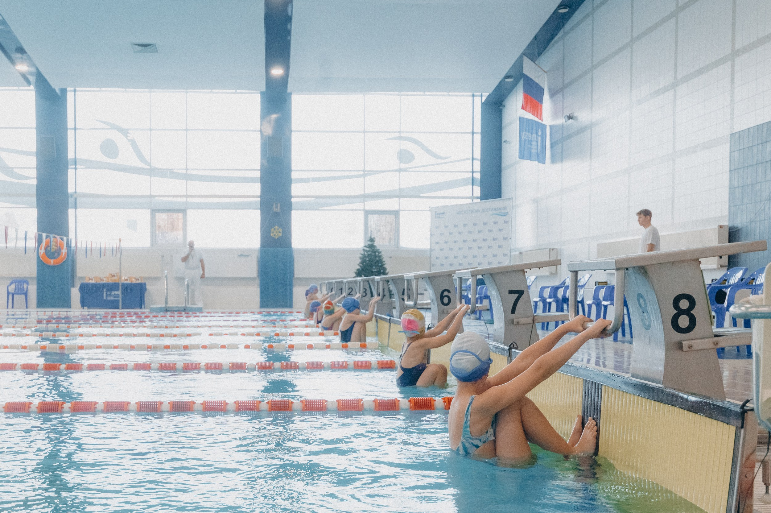 «Новогодние заплывы» в СОЦ «Зодчий». Фотограф Дмитрий Пименов
