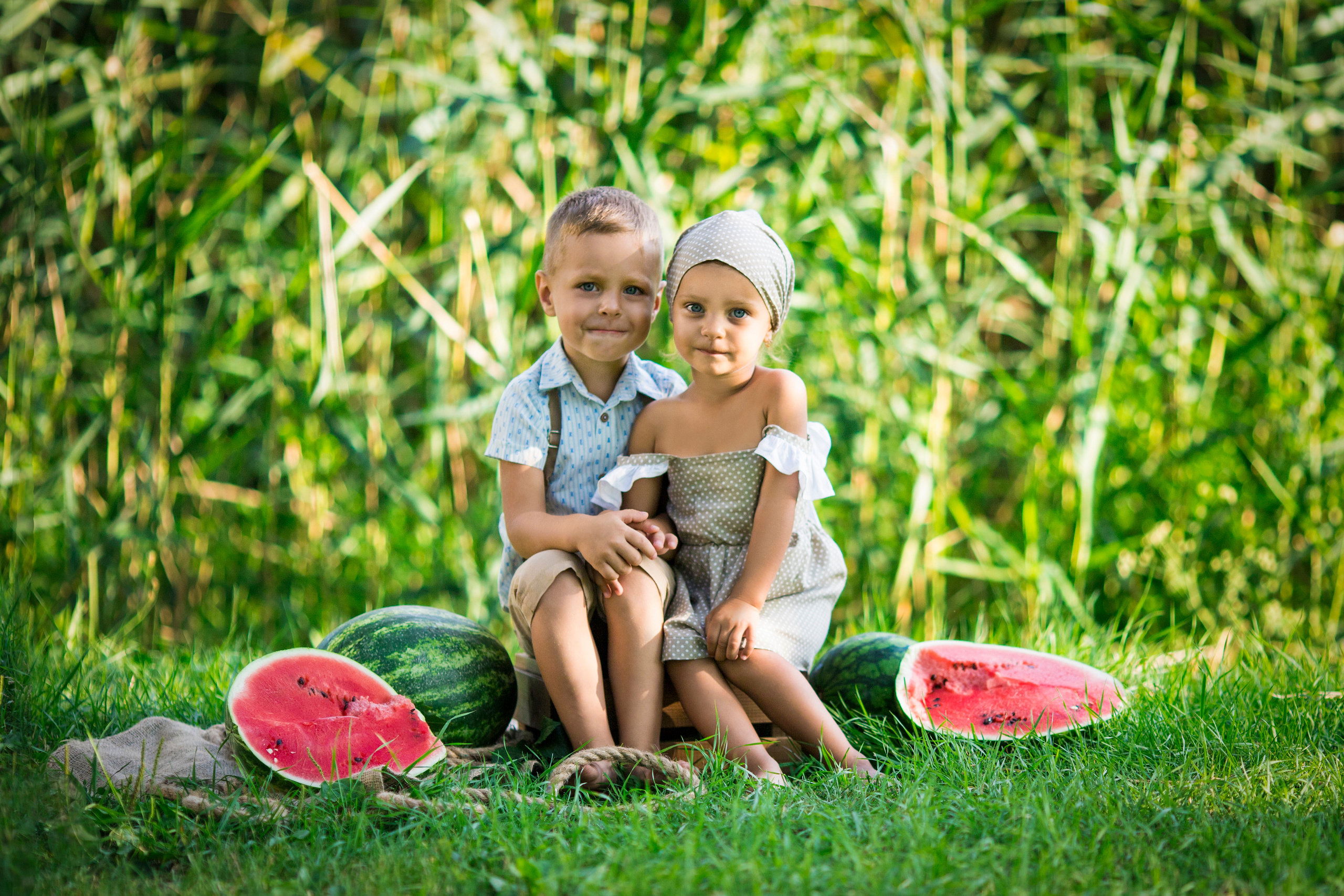 Фотопроект «Арбузные истории». Детский и семейный фотограф в Краснодаре