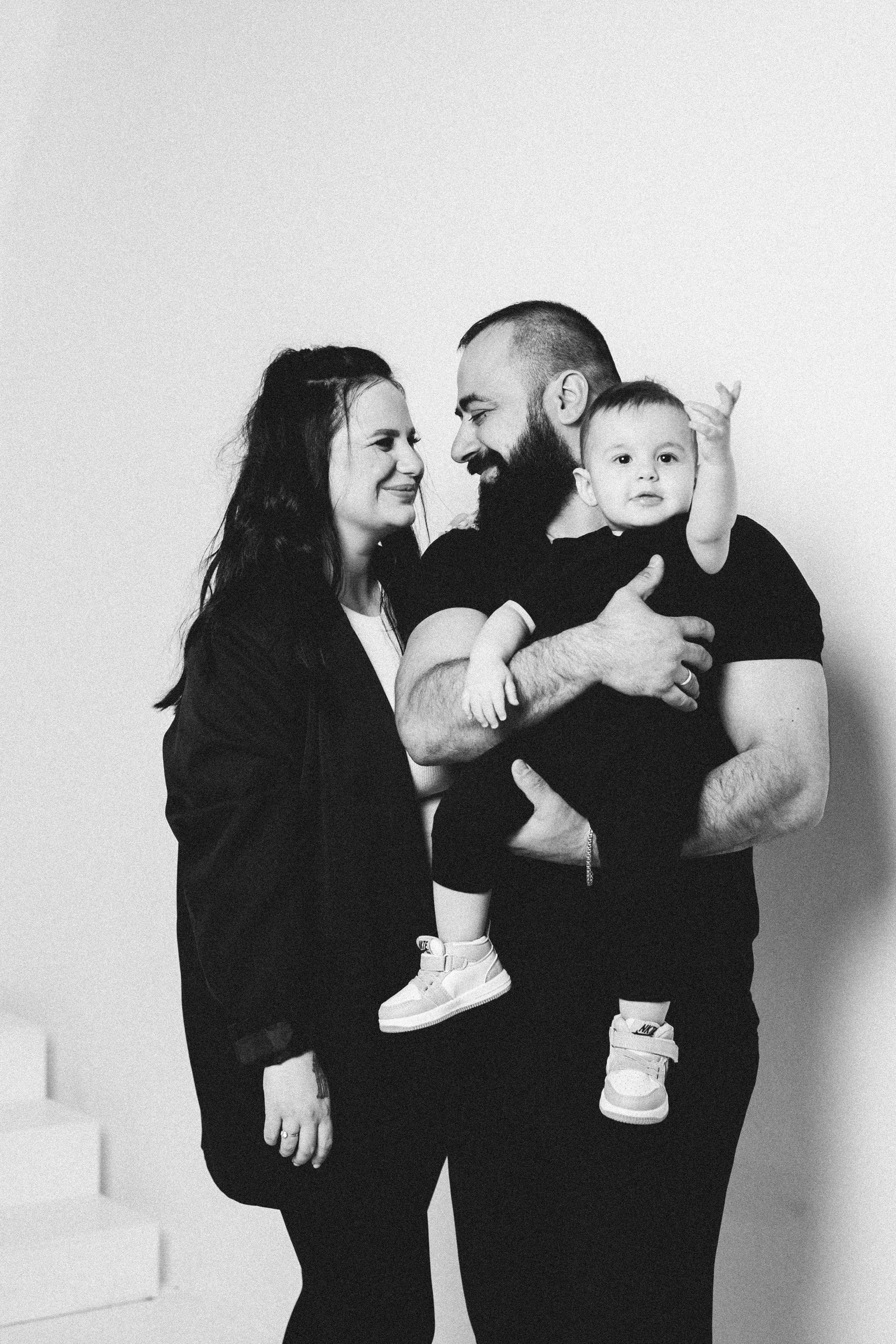 Семейная ч/б. Фотограф в Выборге и Санкт-Петербурге Маша Гуляева