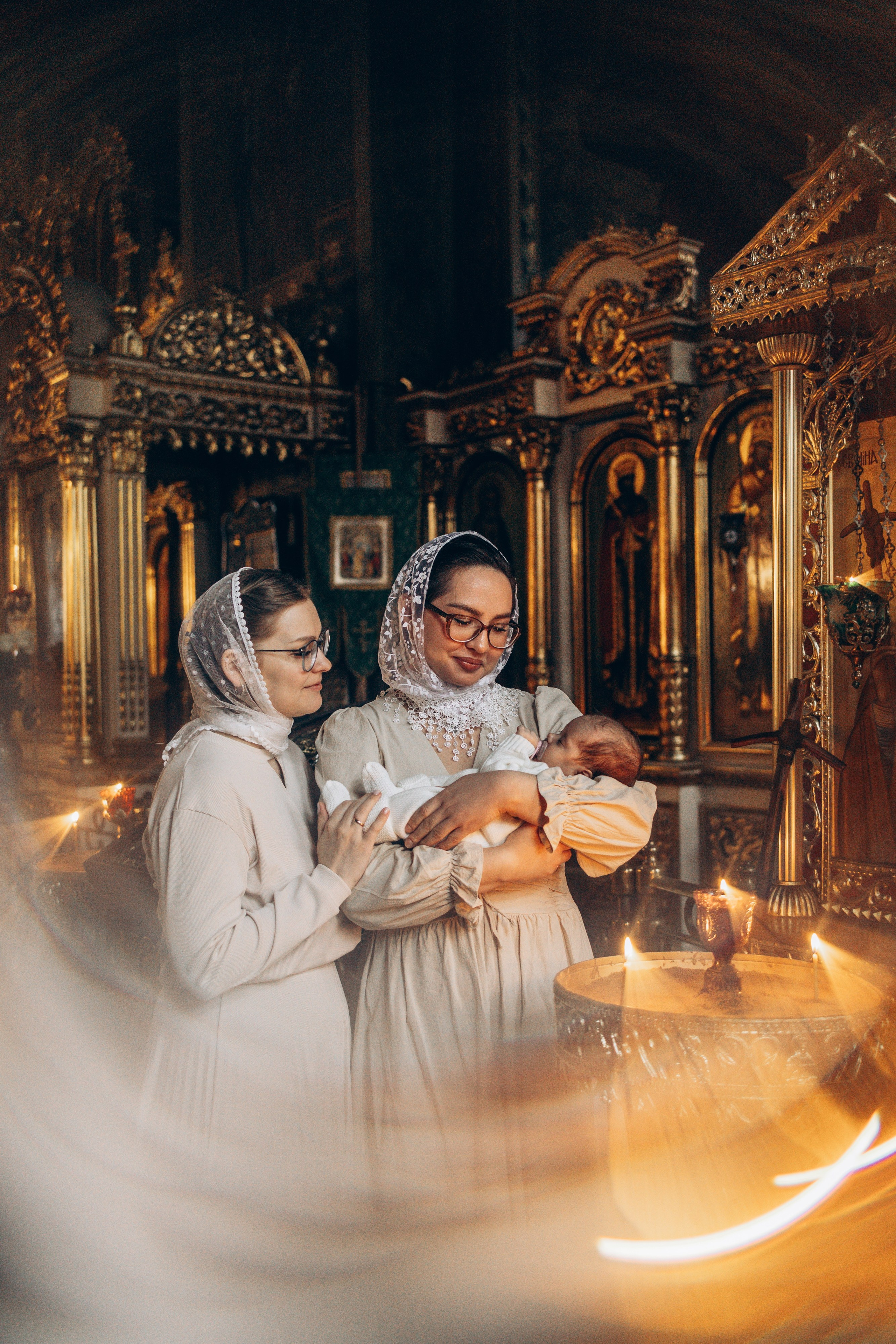 Крещение в Храме Воскресения Словущего в Даниловской Слободе. Главная