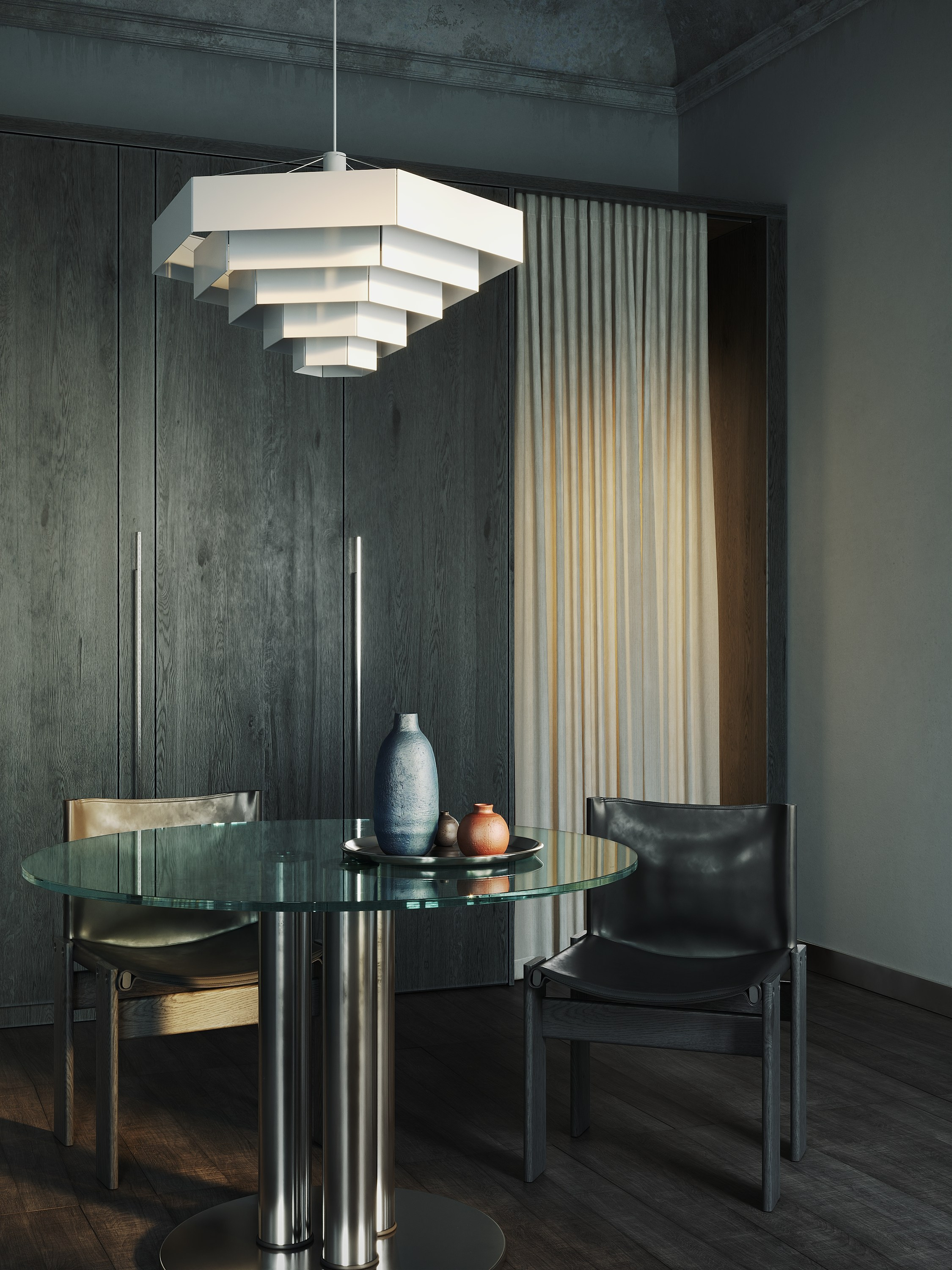 French apartment. VALERIA GORNOSTAEVA. DESIGN AND VISUALIZATION