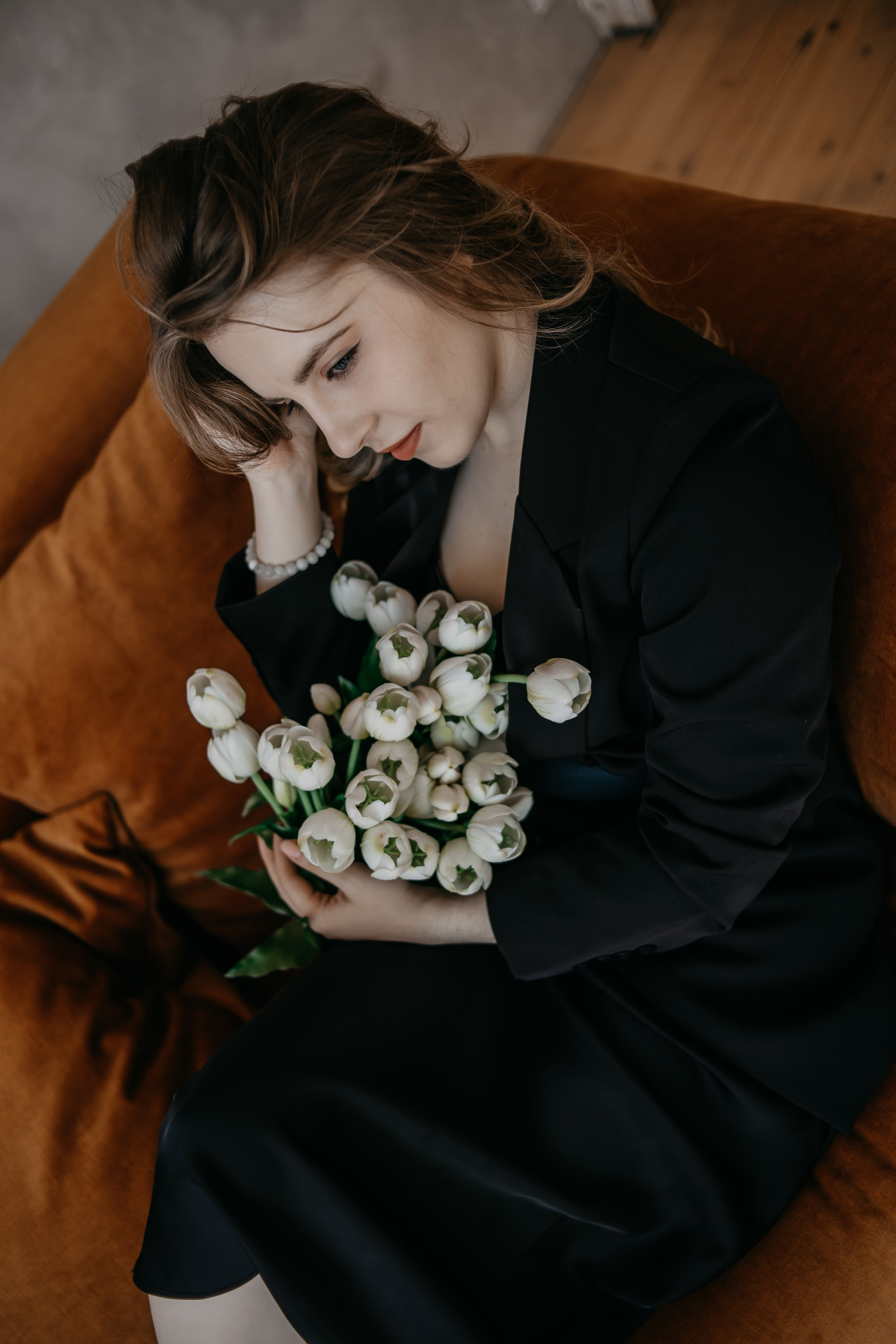 Ангелина. Тюльпаны. Фотограф Регина Крикунова г. Красноярск