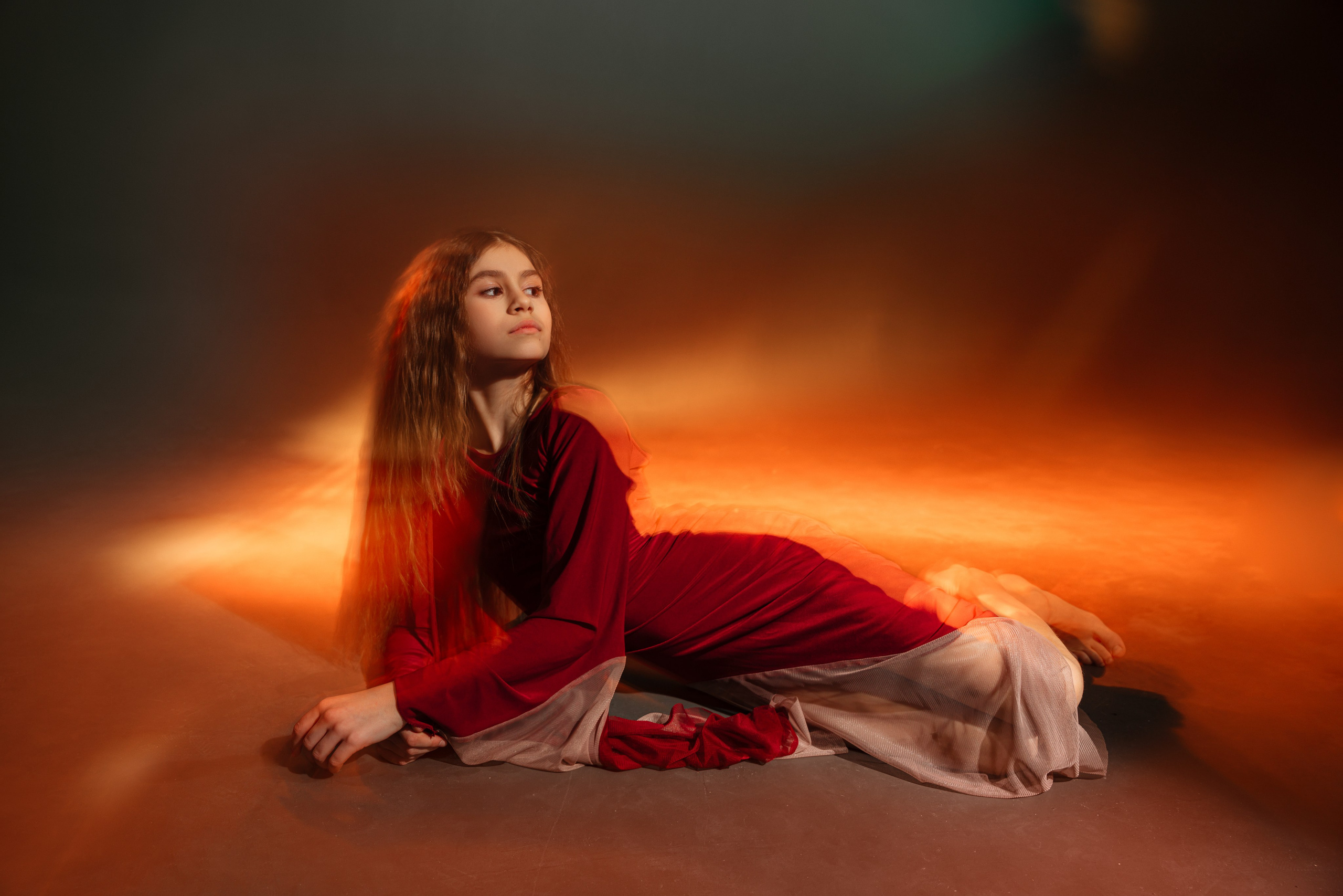 Лина, танец огня. Портретный фотограф в Санкт-Петербурге Дмитриева Наталия