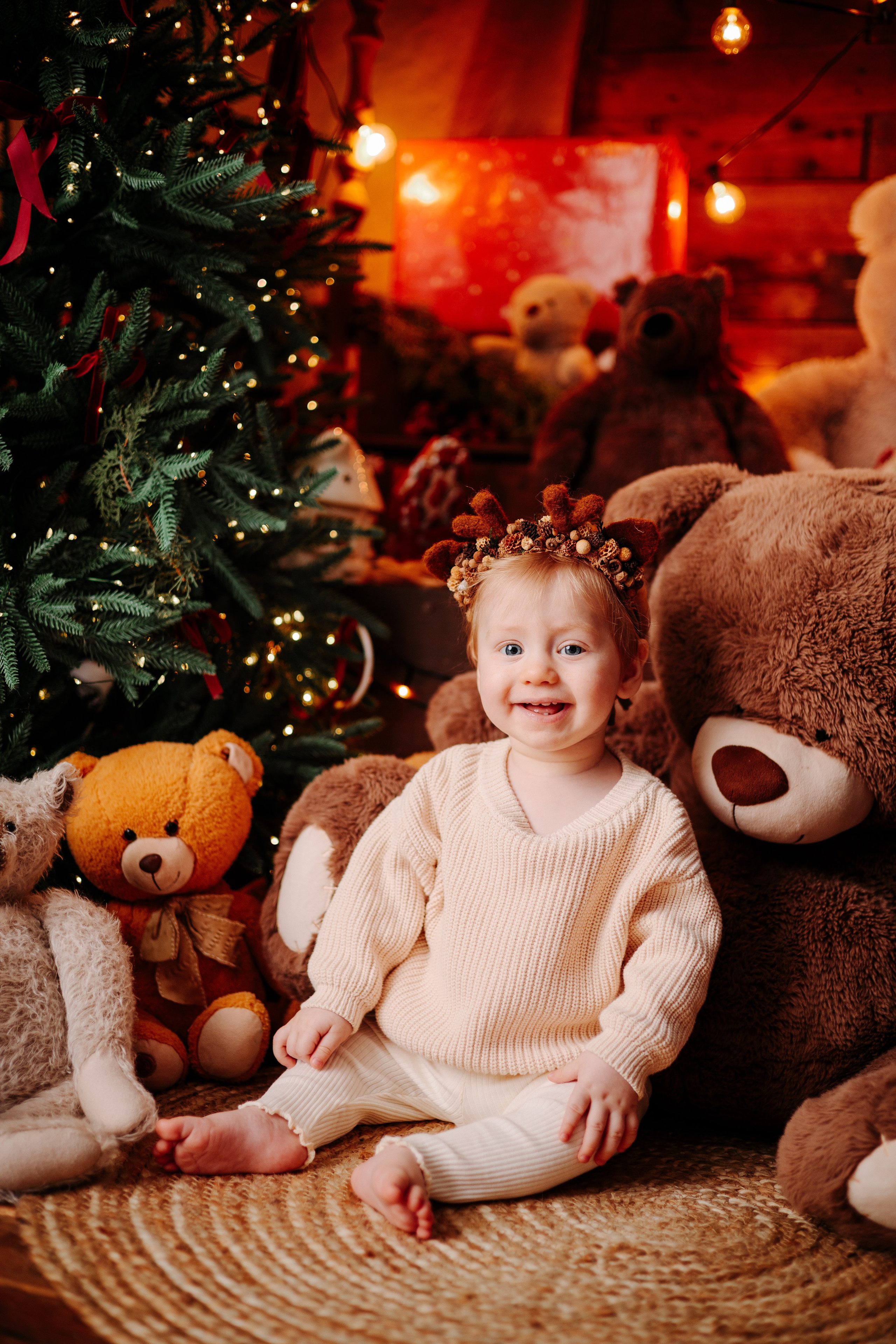 Новогодние съемки в студии Молоко в Туапсе Фотопроекты. Фотограф новорожденных и семей Туапсе Краснодарский край Анна Альтман