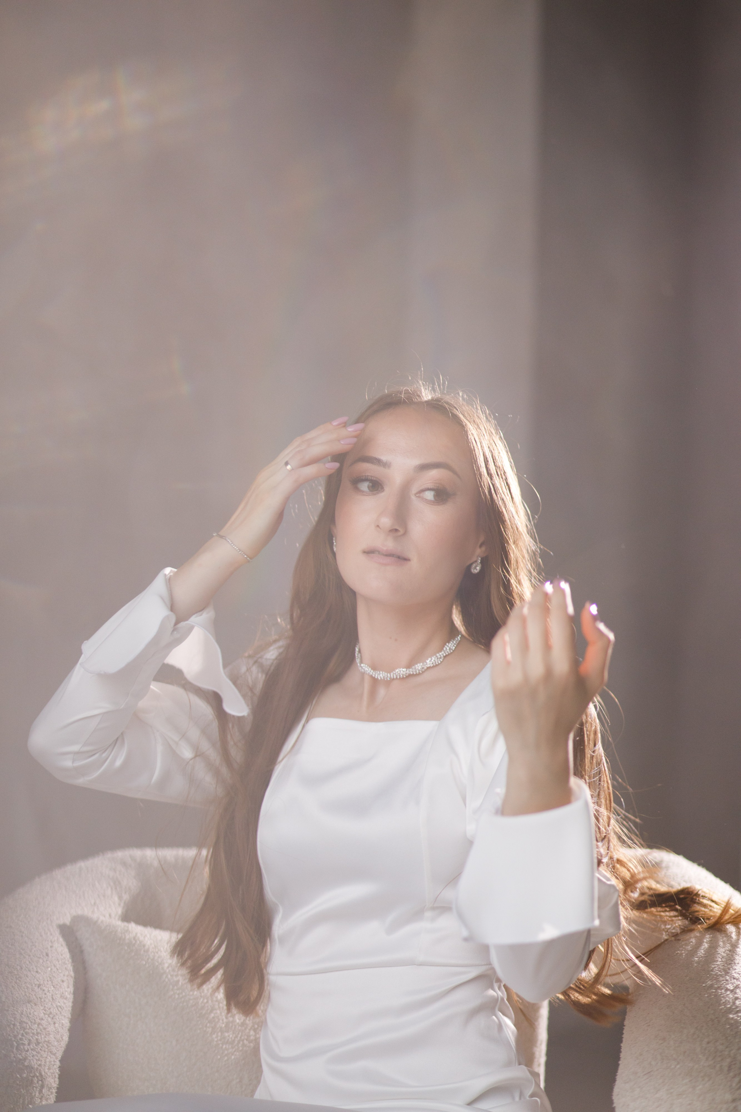 Семейная фотосессия в студии 2 года Валерии. Фотограф в Уфе Ирина Идрисова