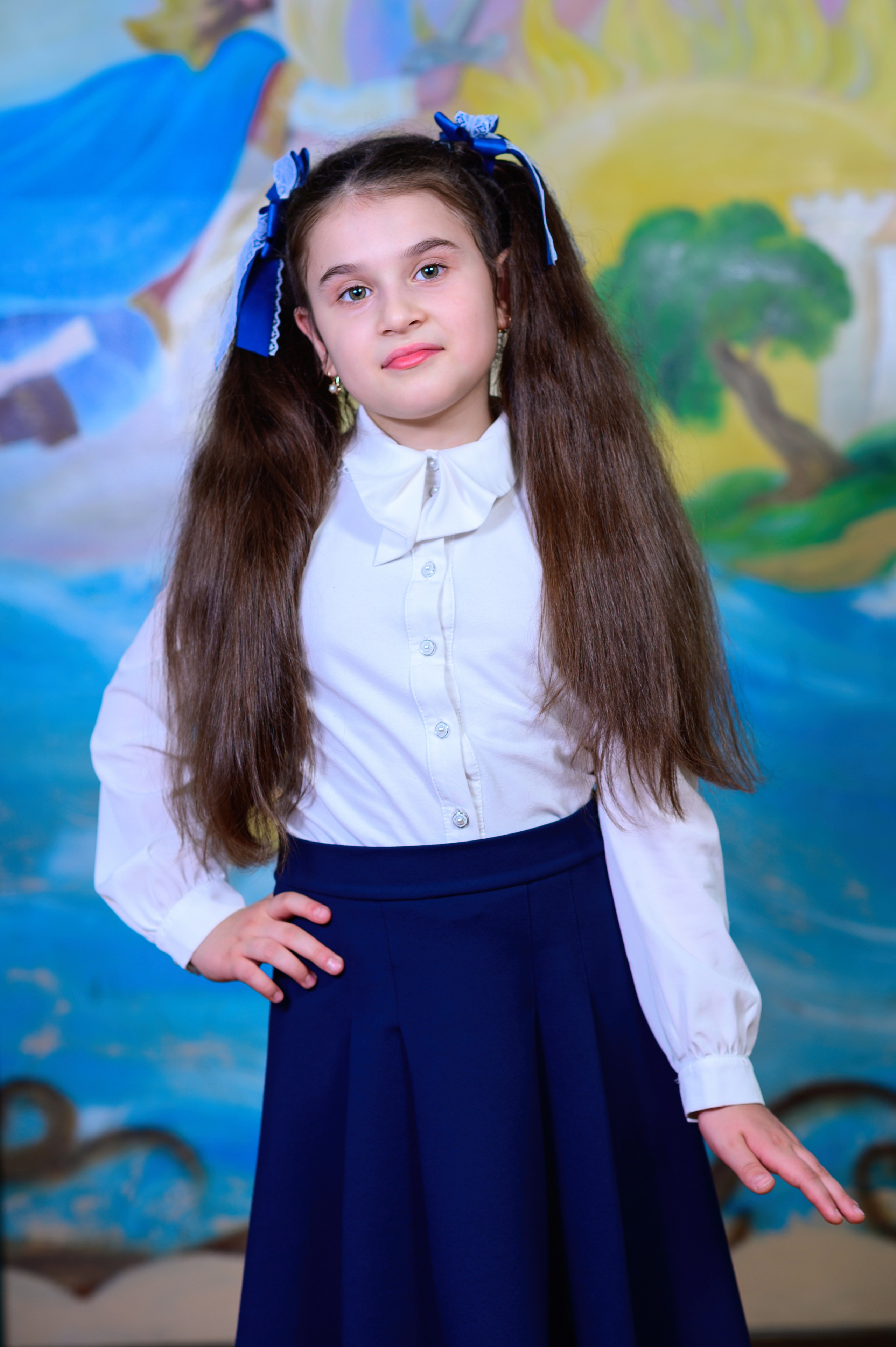 Портрет и общая фотография класса. Выпускной школьный альбом в Москве / Школьный фотограф Юлия Михайленко