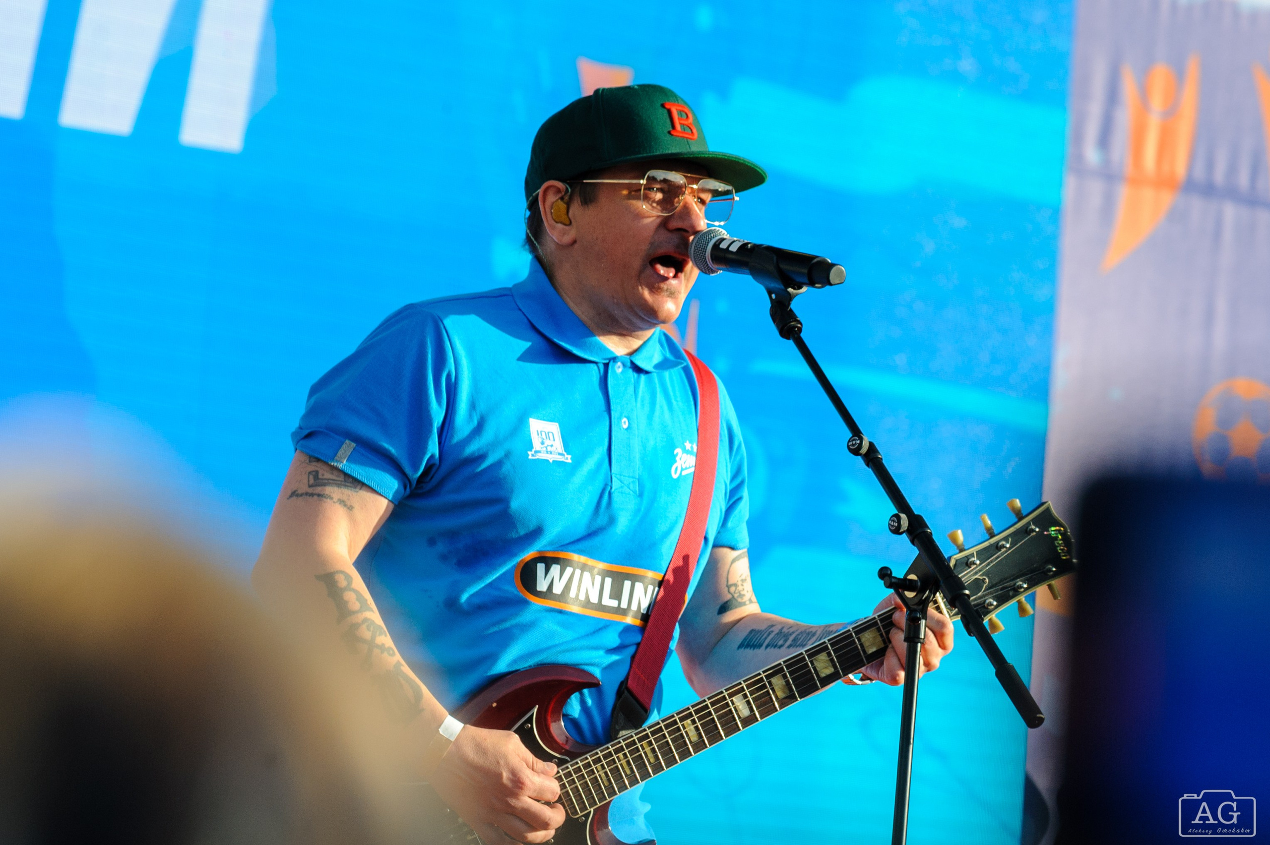 Группа «Кирпичи» на открытой тренировке ФК «Зенит». Алексей Горчаков. Фотограф на ваш праздник