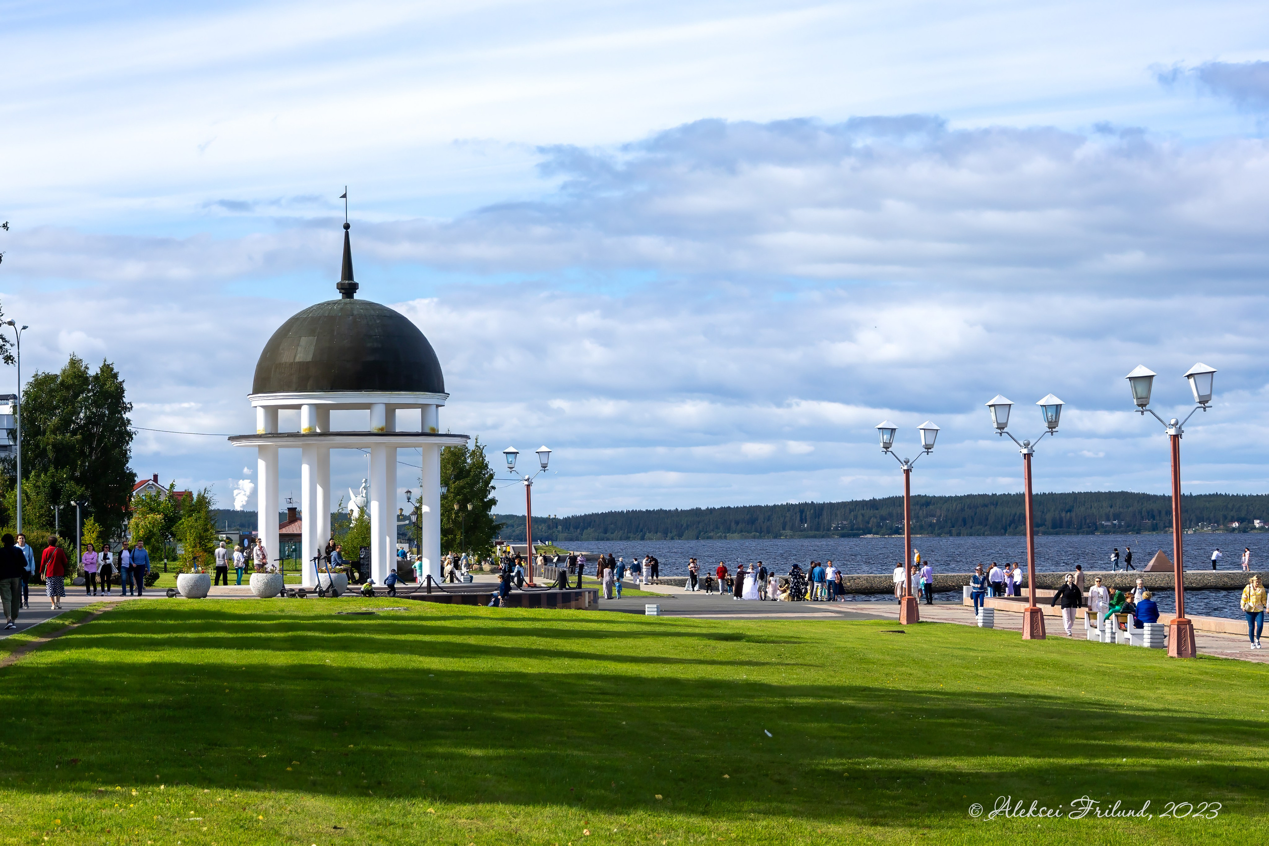 Первый гастрономический фестиваль «Кухня народов Карелии» (2023 г.). Аэросъемка. Фото и Видео в Карелии. Алексей Фрилунд
