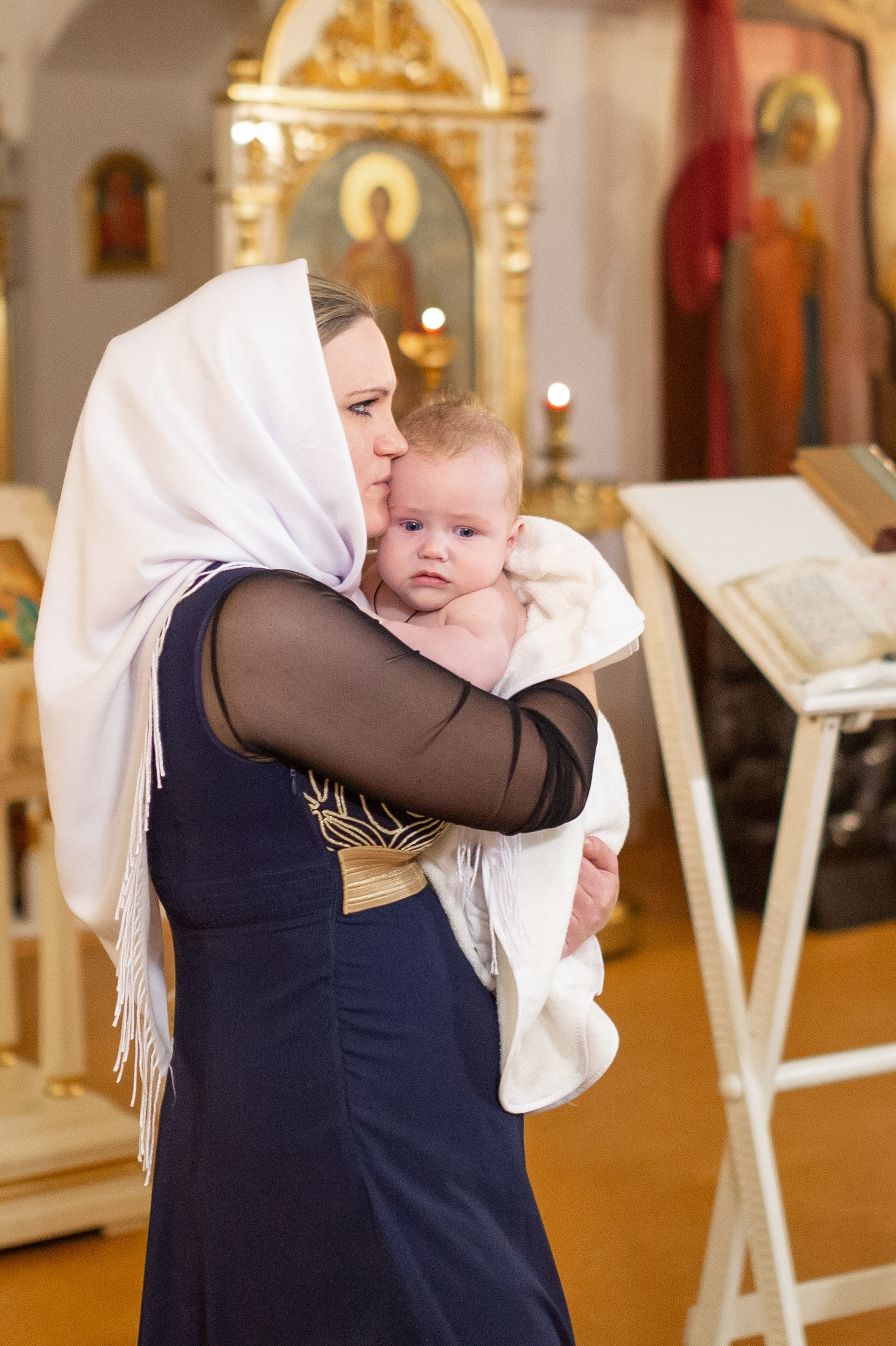 Таинство крещения. Фотограф Комаров Сергей