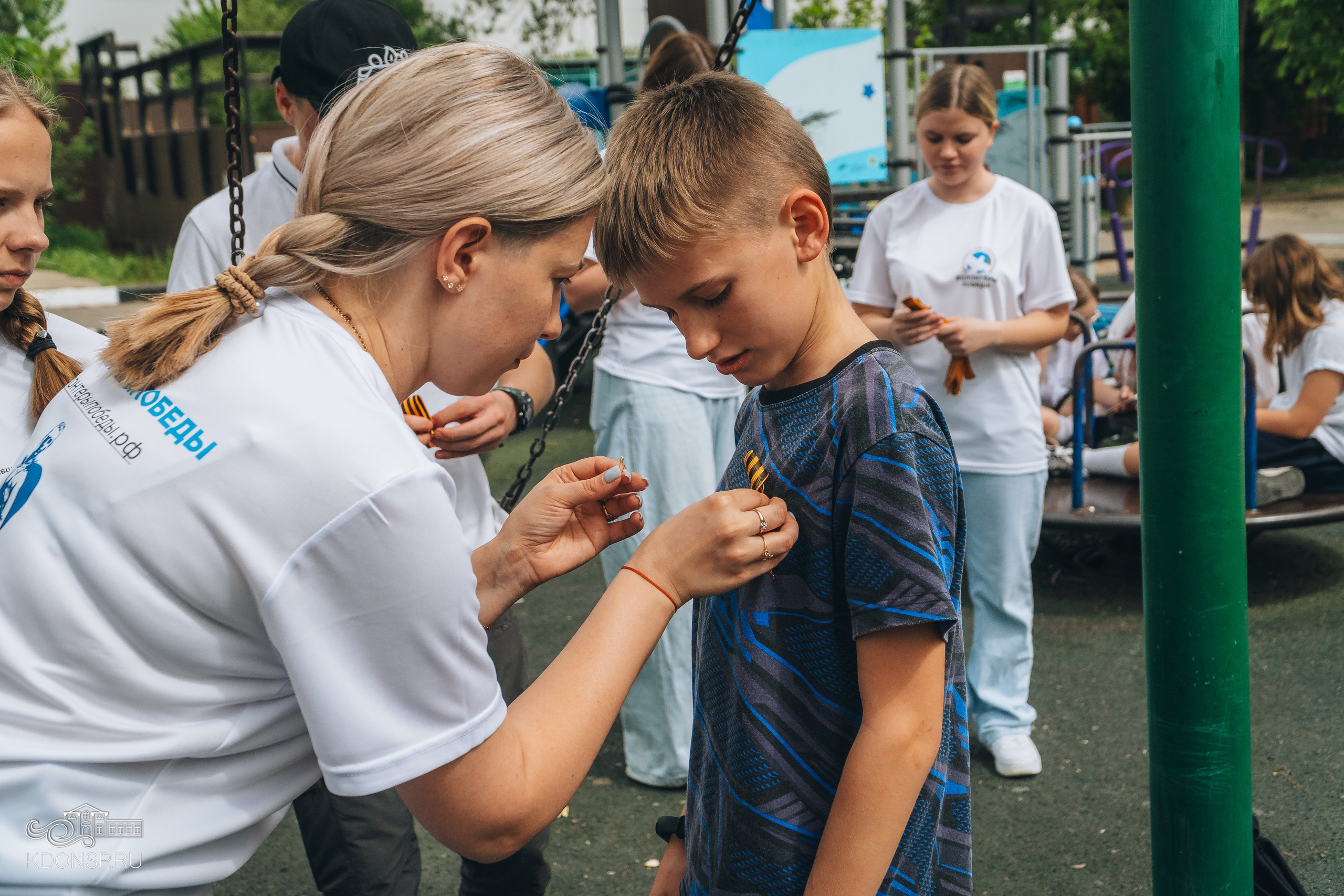 «Георгиевская ленточка — символ Победы». Новотитаровский Дом культуры