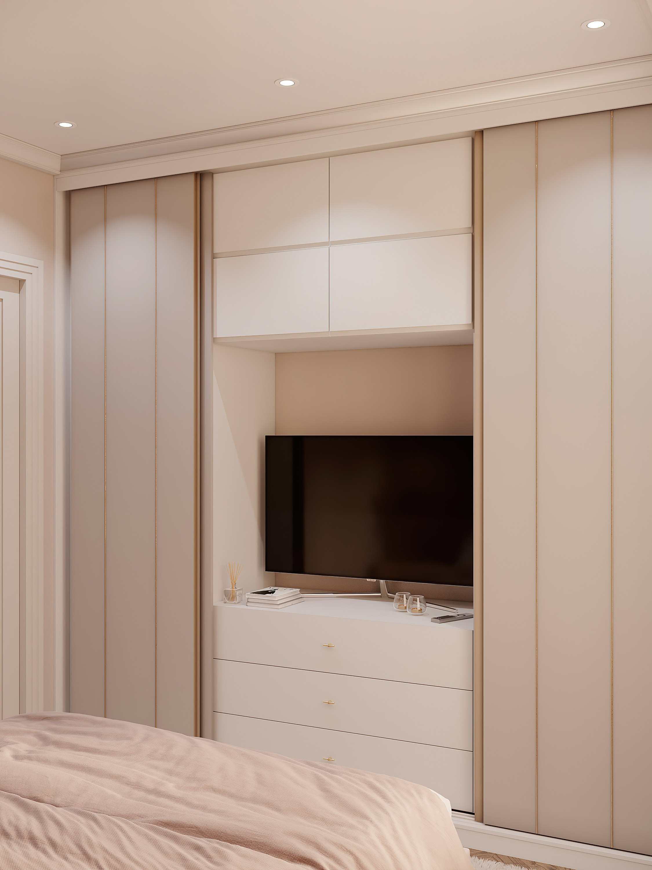 Квартира с фисташковой кухней для молодой девушки г. Москва. Батракова Наталья дизайнер интерьеров Санкт-Петербург Москва Архангель