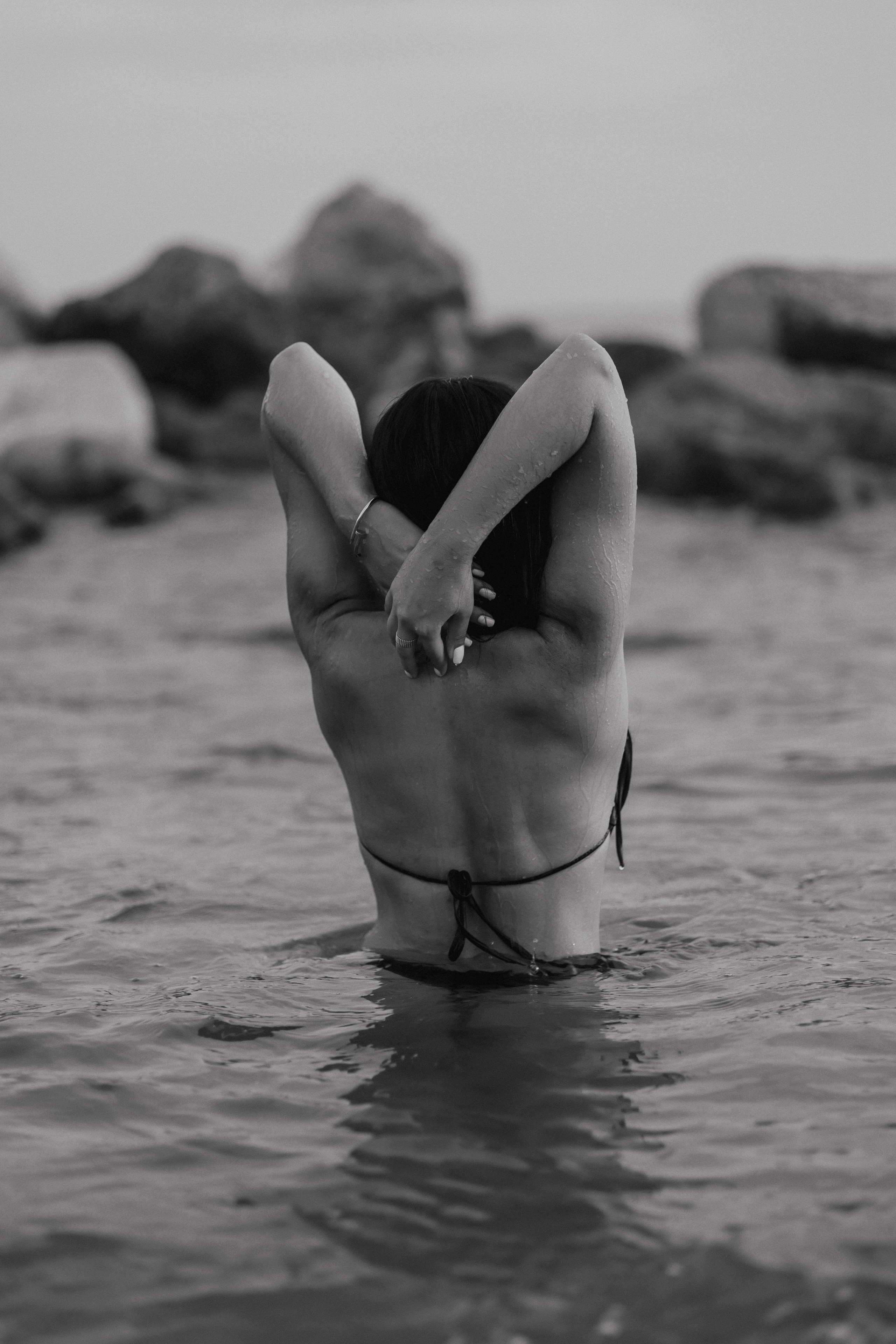 Закат на пляже Тонкий мыс. Семейный и портретный фотограф в Геленджике Любовь Бодрова