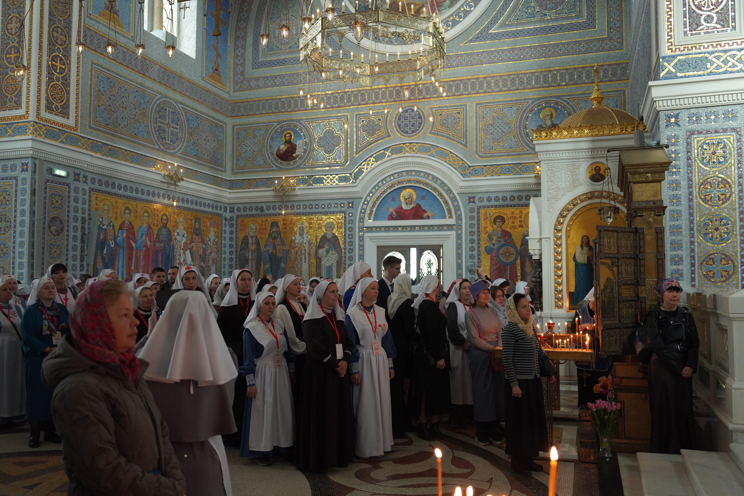 Съемка в храме