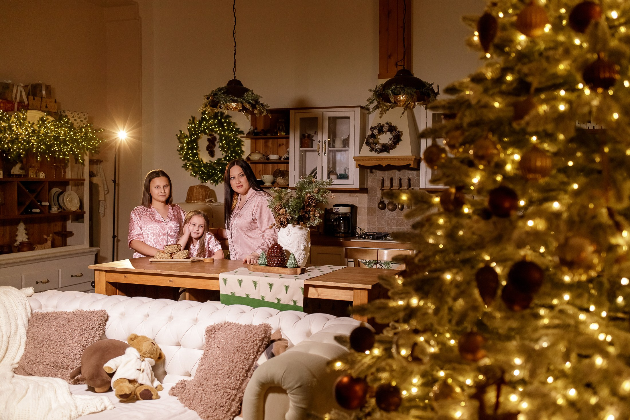 Семейная фотосессия. Фотограф Симонова Юлия. Пенза. Новогодняя фотосессия