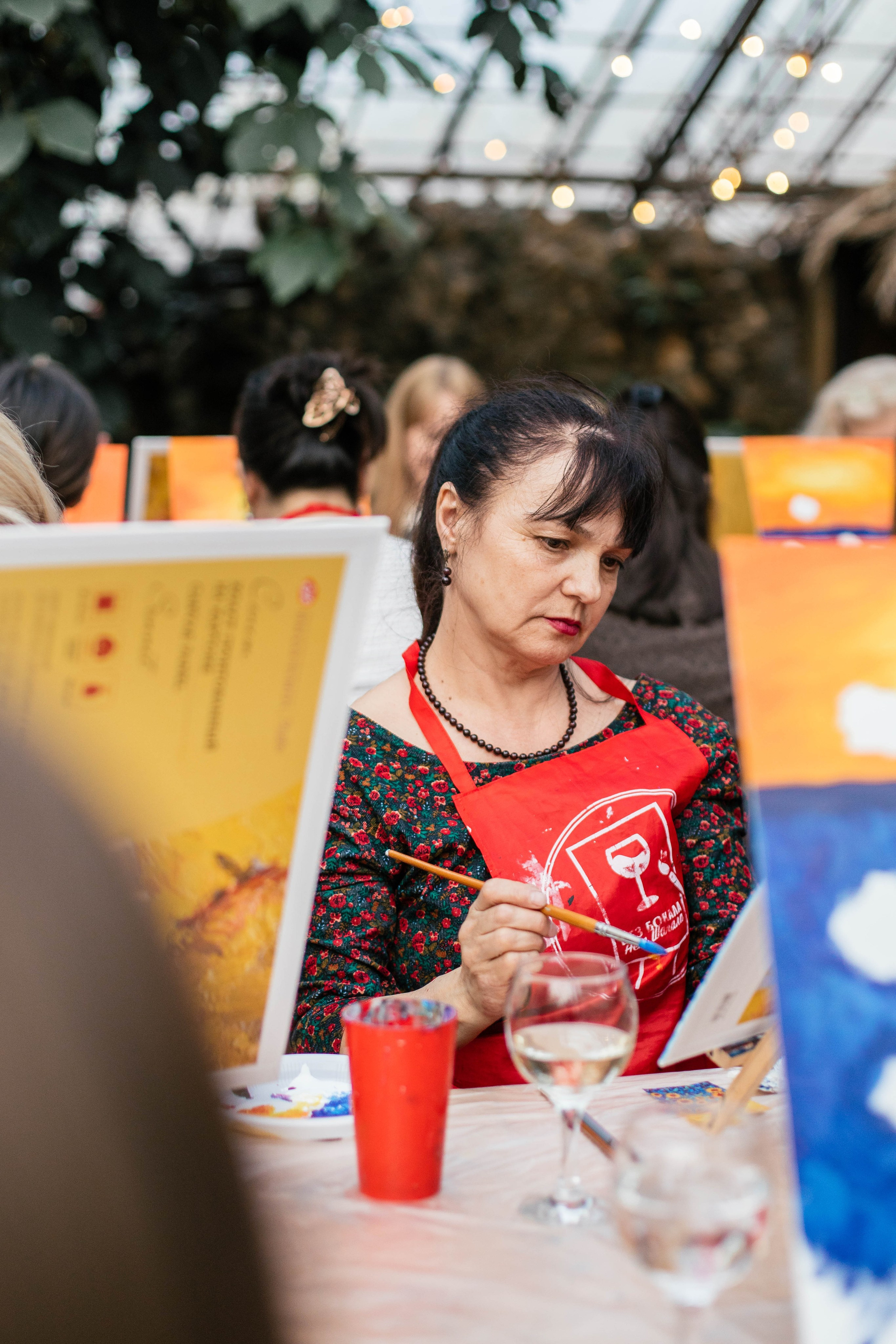 Без бокала нет Шагала. Искусство и вино в Ботаническом саду. Фотограф Анна Чернигова