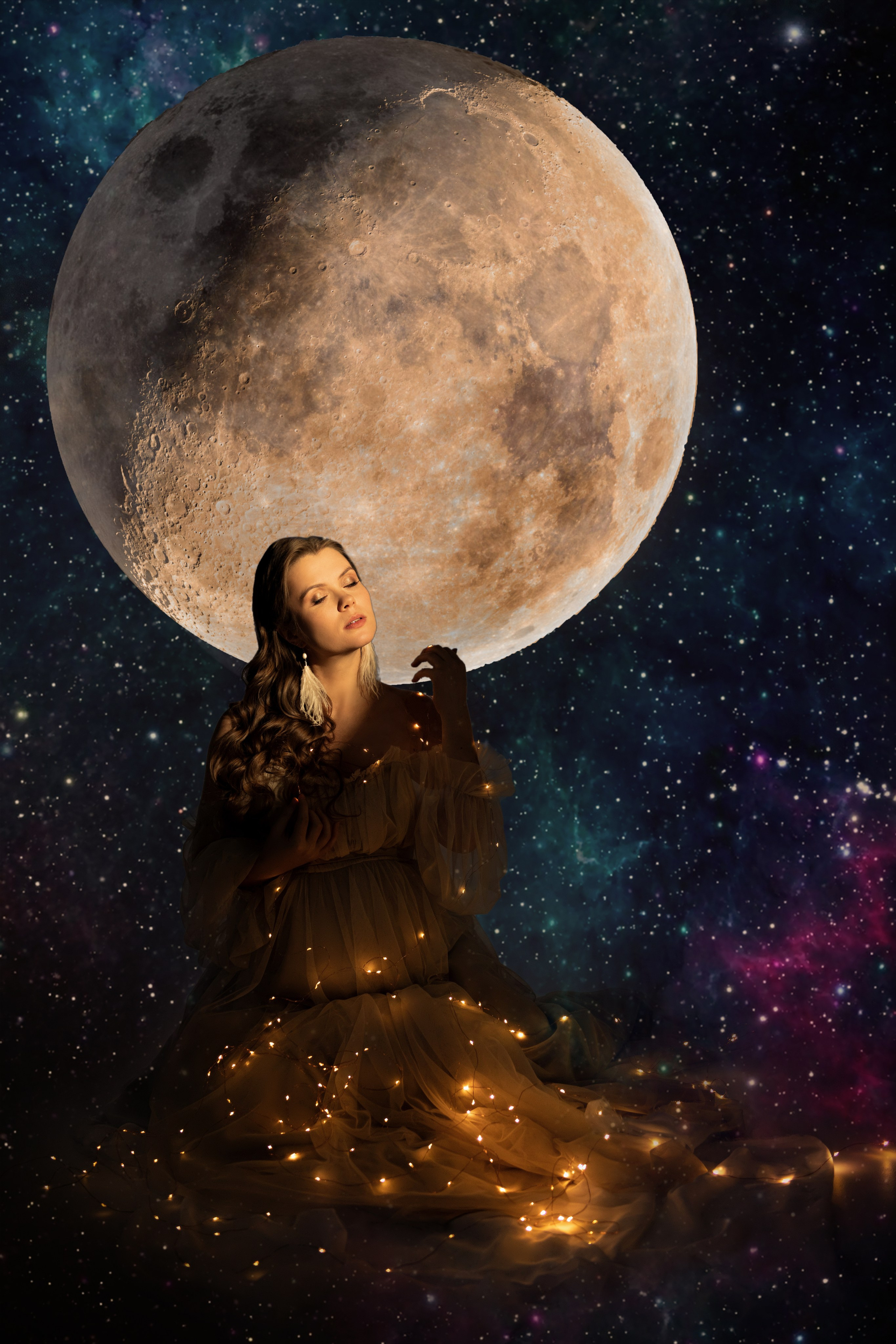 Креативная съемка для Оли. Фотосессия беременности — Крылова Натали — Москва