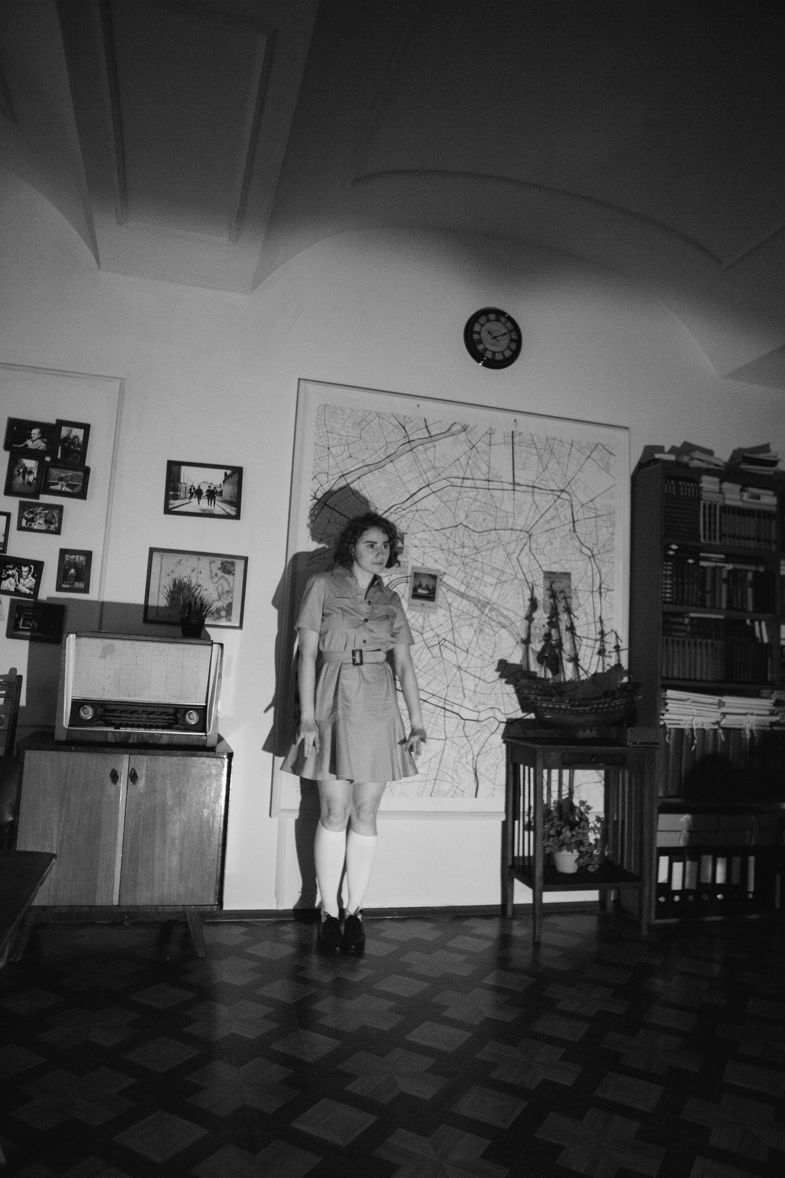 A cinematic daydream in the spirit of Wes Anderson’s style. Portrait, family and pet photographer in Cyprus, Ksenia Bourdelle