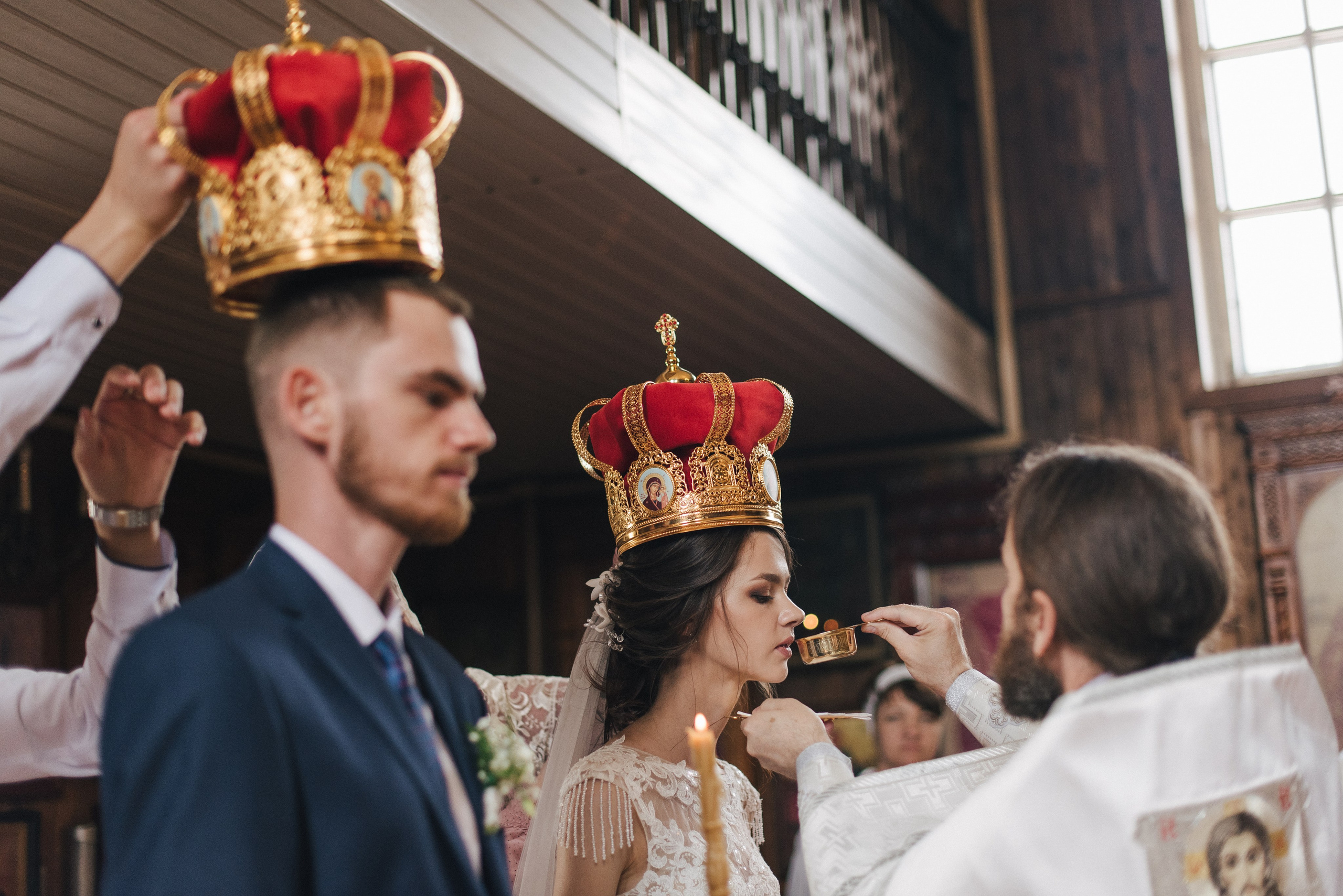 Венчание Никиты и Тони — Храм Иоанна Кронштадского. Свадебный и семейный фотограф Волгоград Москва