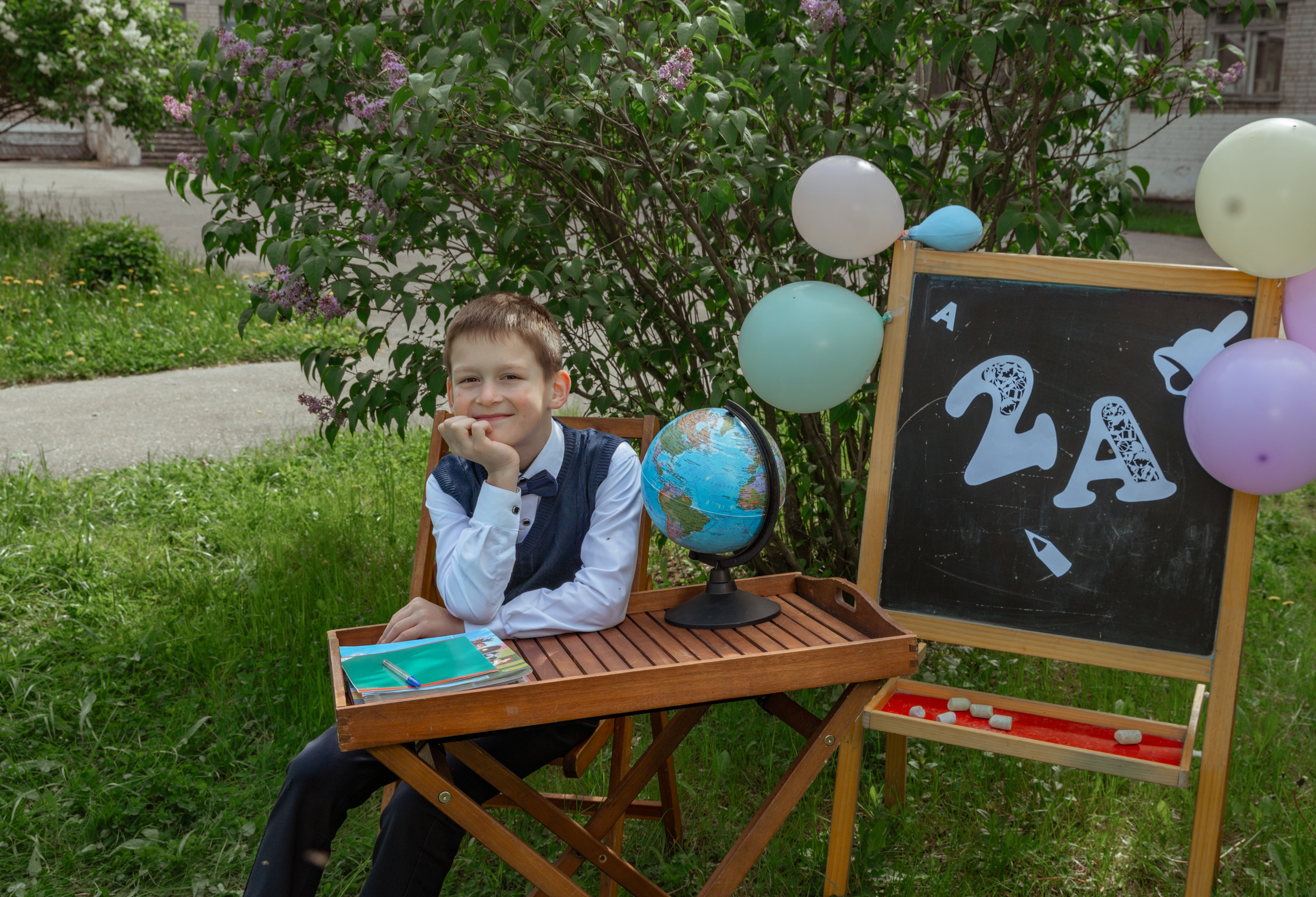 Школьная фотозона. Семейный и детский фотограф в Нижнем Новгороде