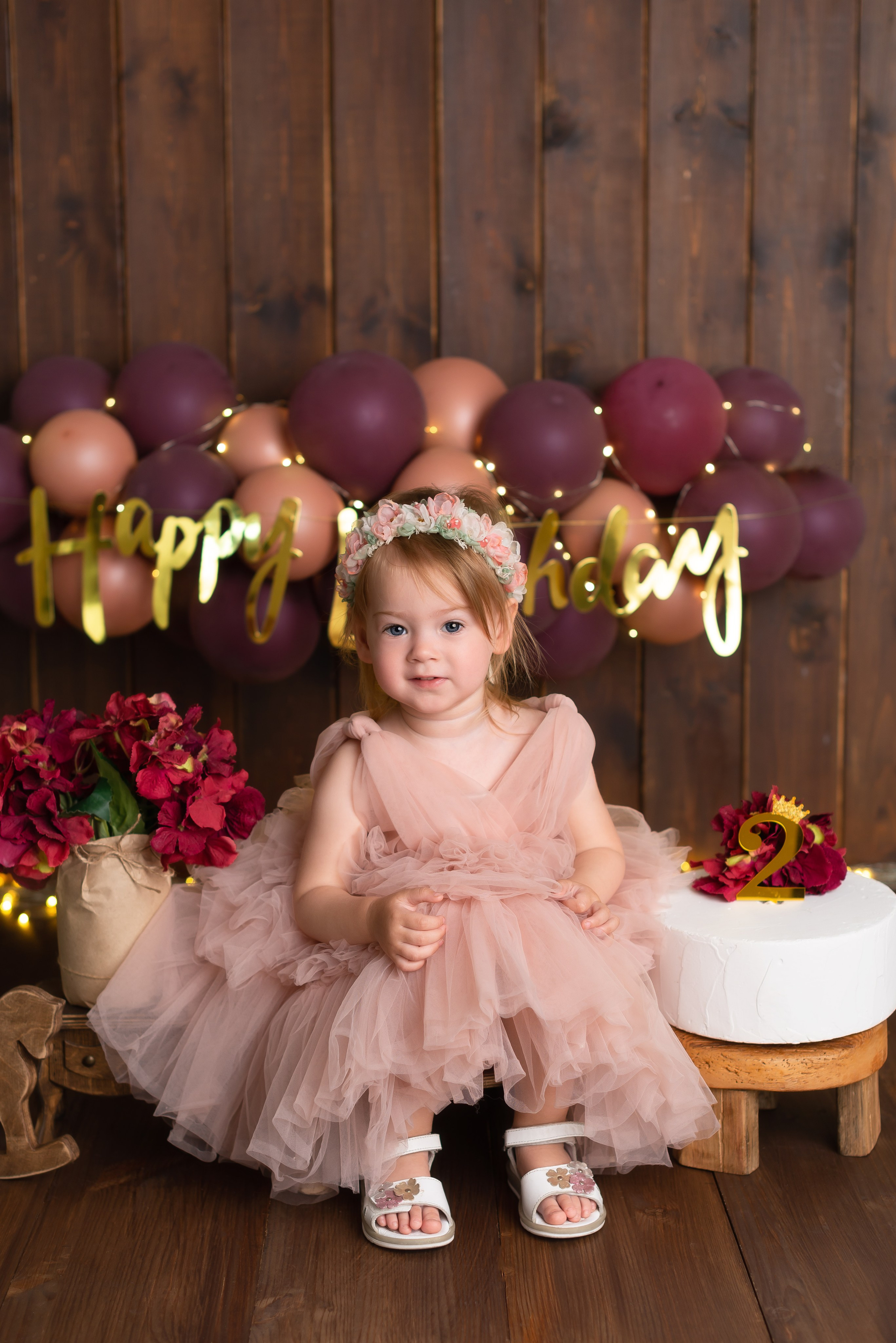 День рождения — 2 года. Детская фотостудия «Мандаринка» | Детский фотограф Краснодар