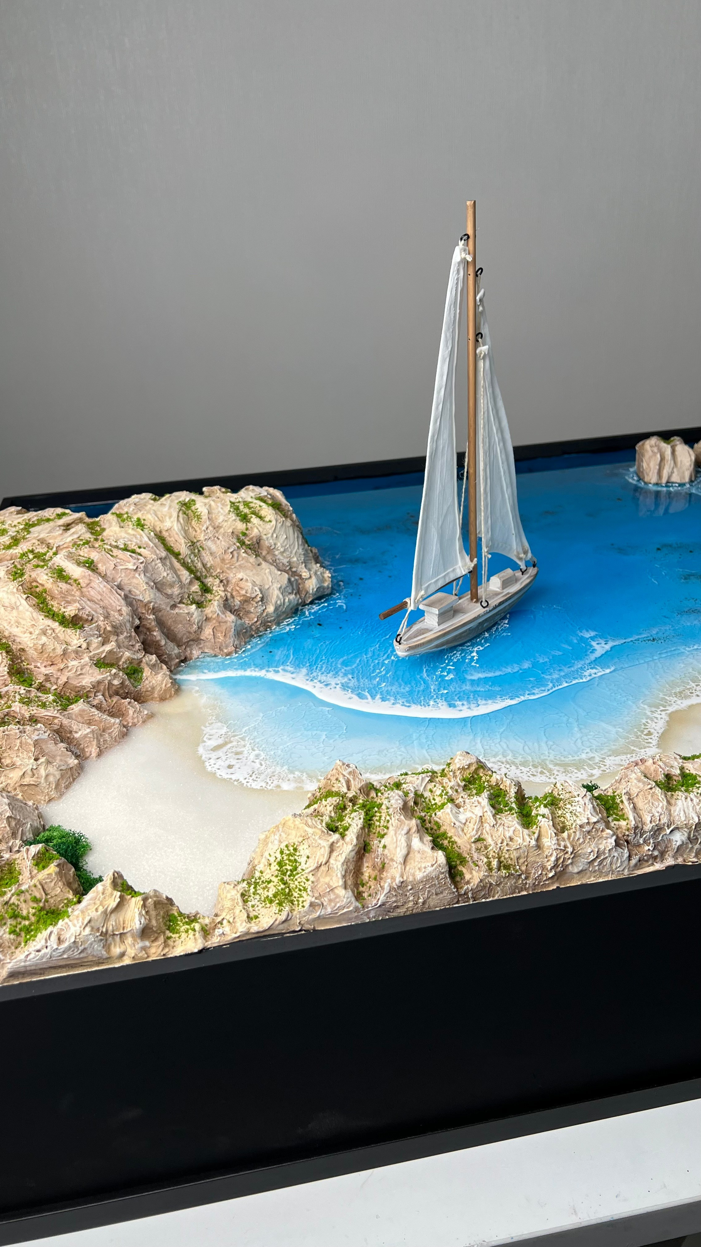 Эпоксидная смола. Seatales — эпоксидная смола и спиртовые чернила