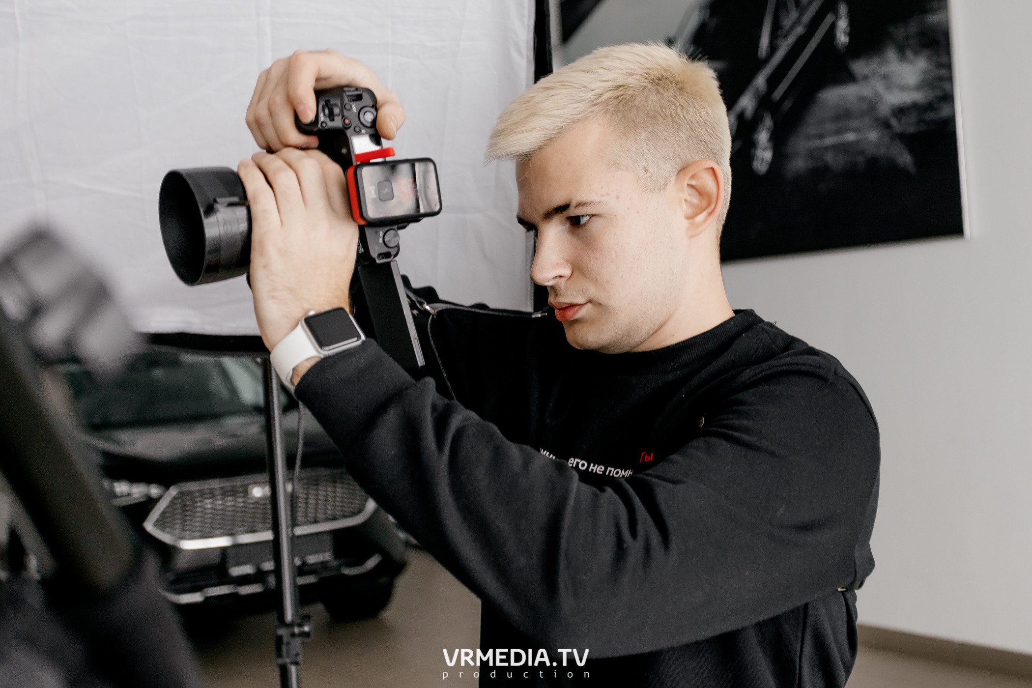 Backstage. Портретная фотосъемка для Сибэнпекс
