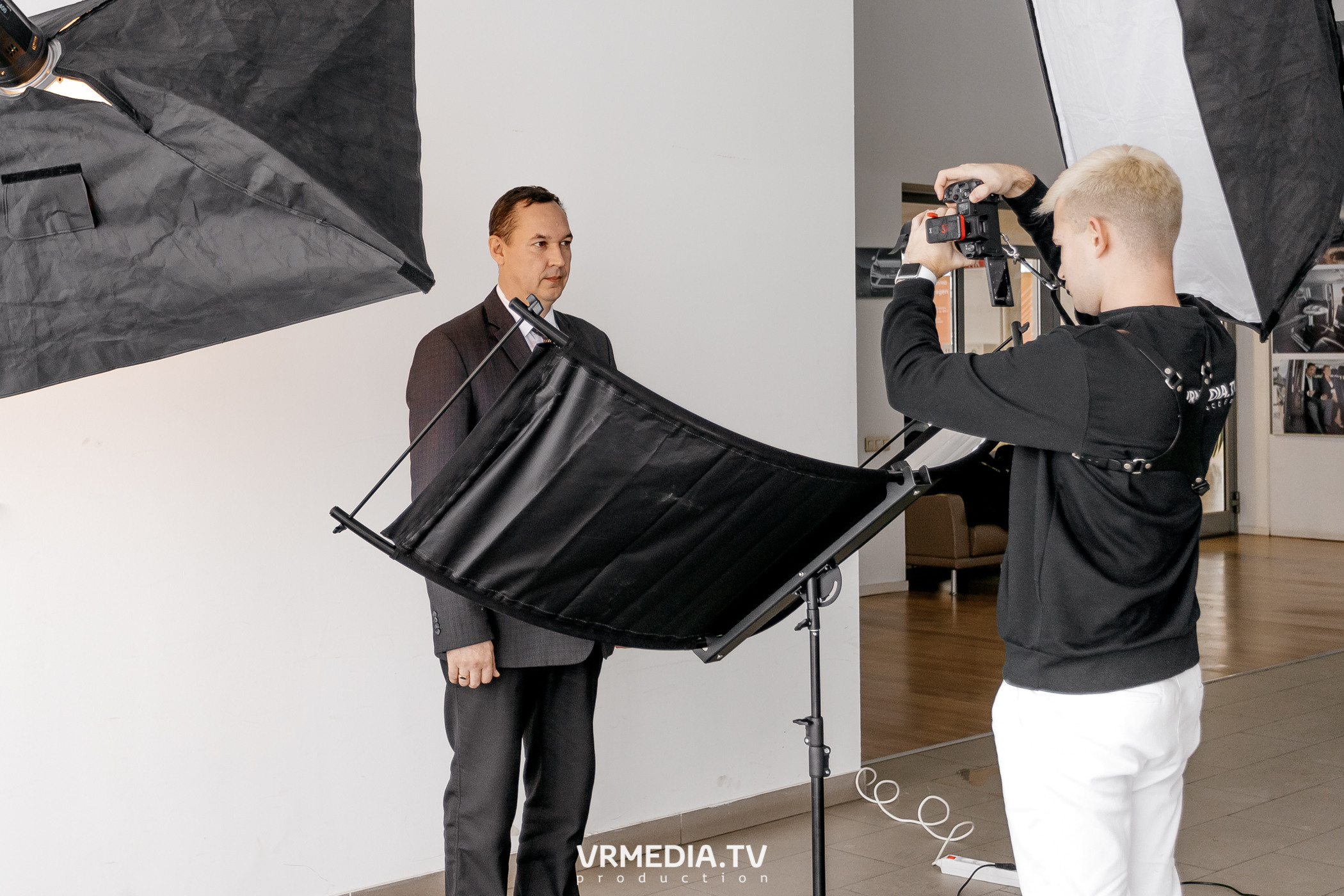 Backstage. Портретная фотосъемка для Сибэнпекс