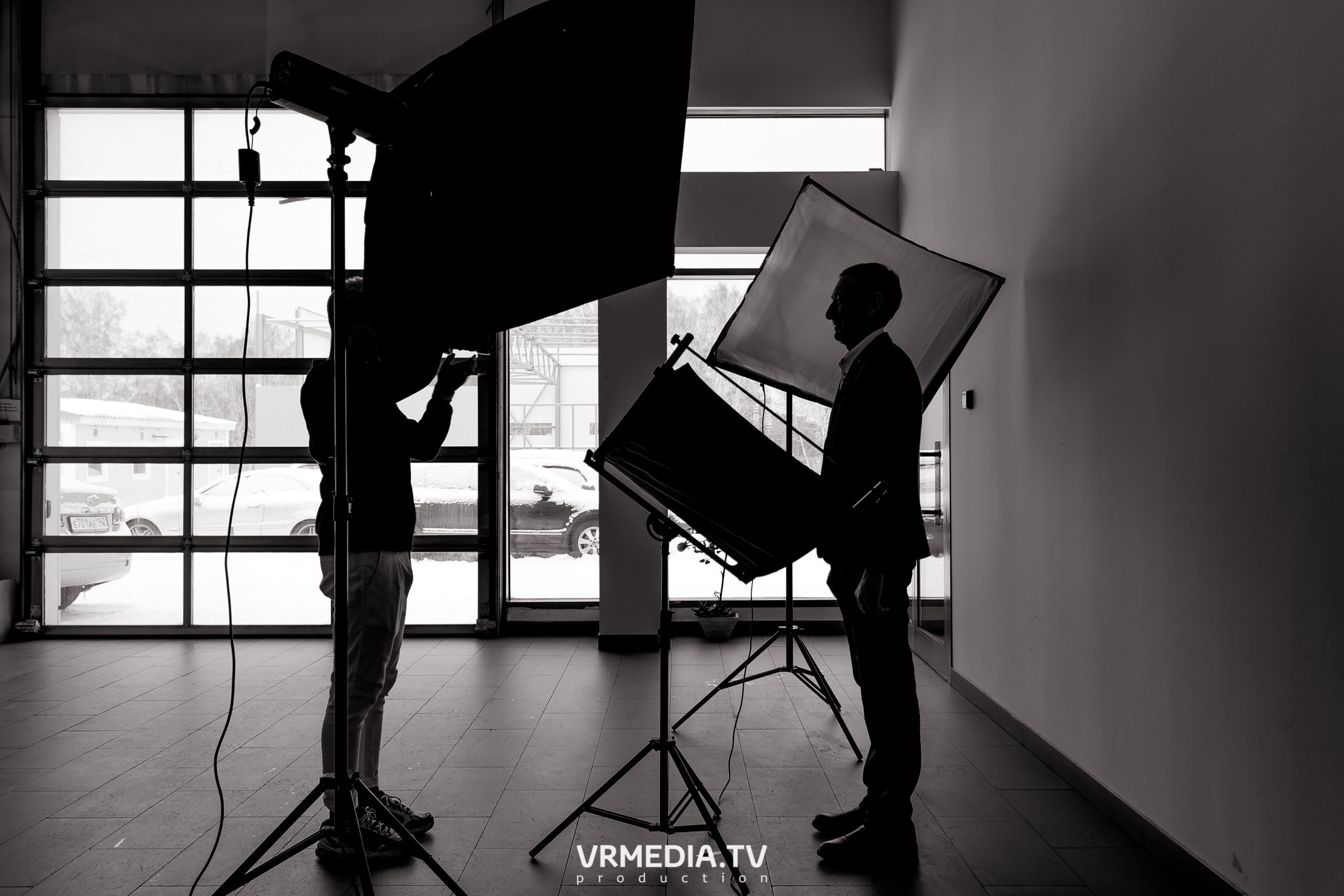 Backstage. Портретная фотосъемка для Сибэнпекс