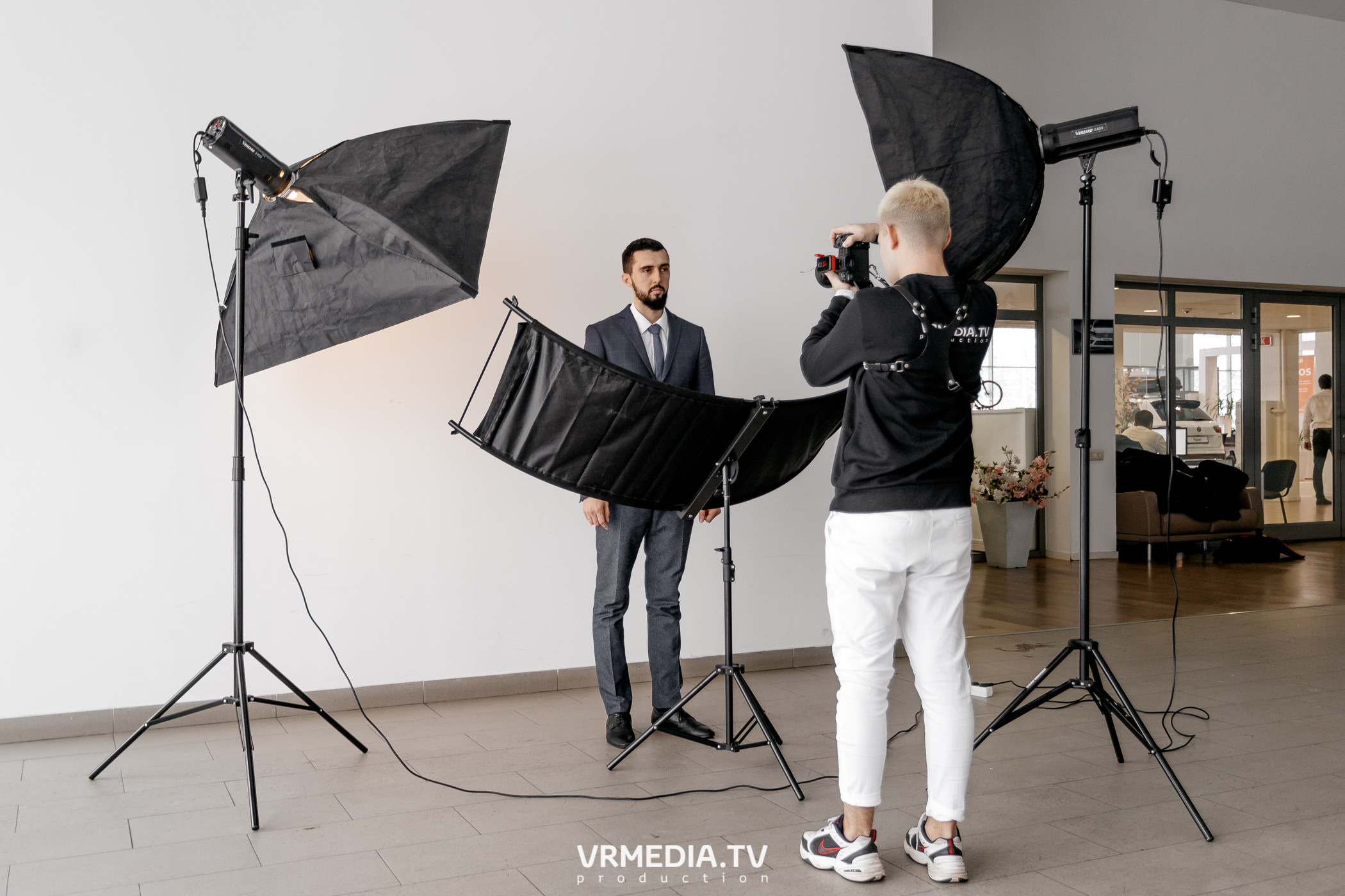 Backstage. Портретная фотосъемка для Сибэнпекс